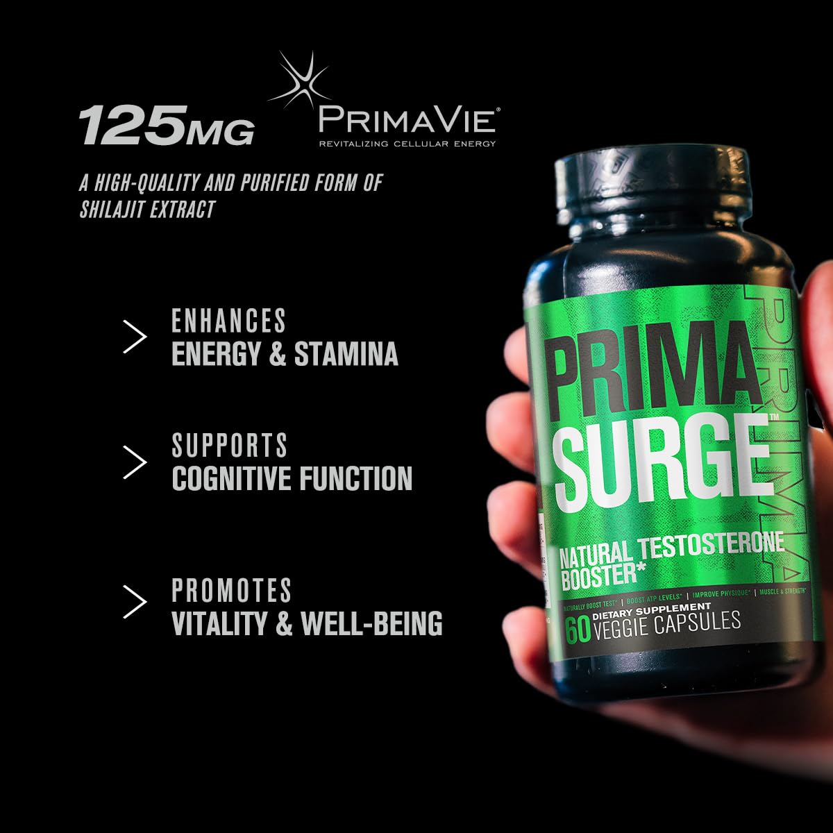 Jacked Factory PRIMASURGE Testosterone Booster for Men (60 Capsules) & Build-XT Daily Muscle Builder & Performance Enhancer | Muscle Building Supplements for Muscular Strength & Growth
