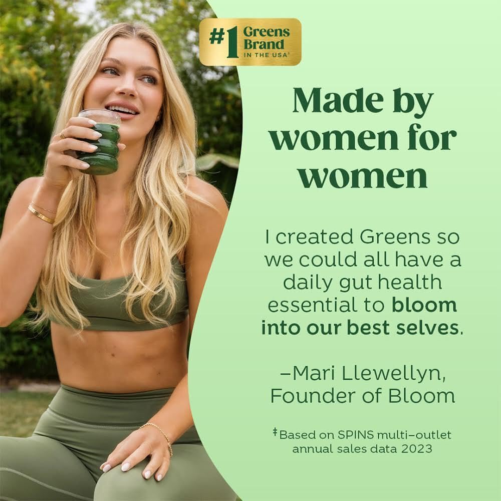 Pre-Order | Arrives in 5–10 Days –
Bloom Nutrition Superfood Greens Powder, Digestive Enzymes with Probiotics and Prebiotics, Gut Health, Bloating Relief for Women, Chlorella, Green Juice Mix with Beet Root Powder, 25 SVG, Pineapple
