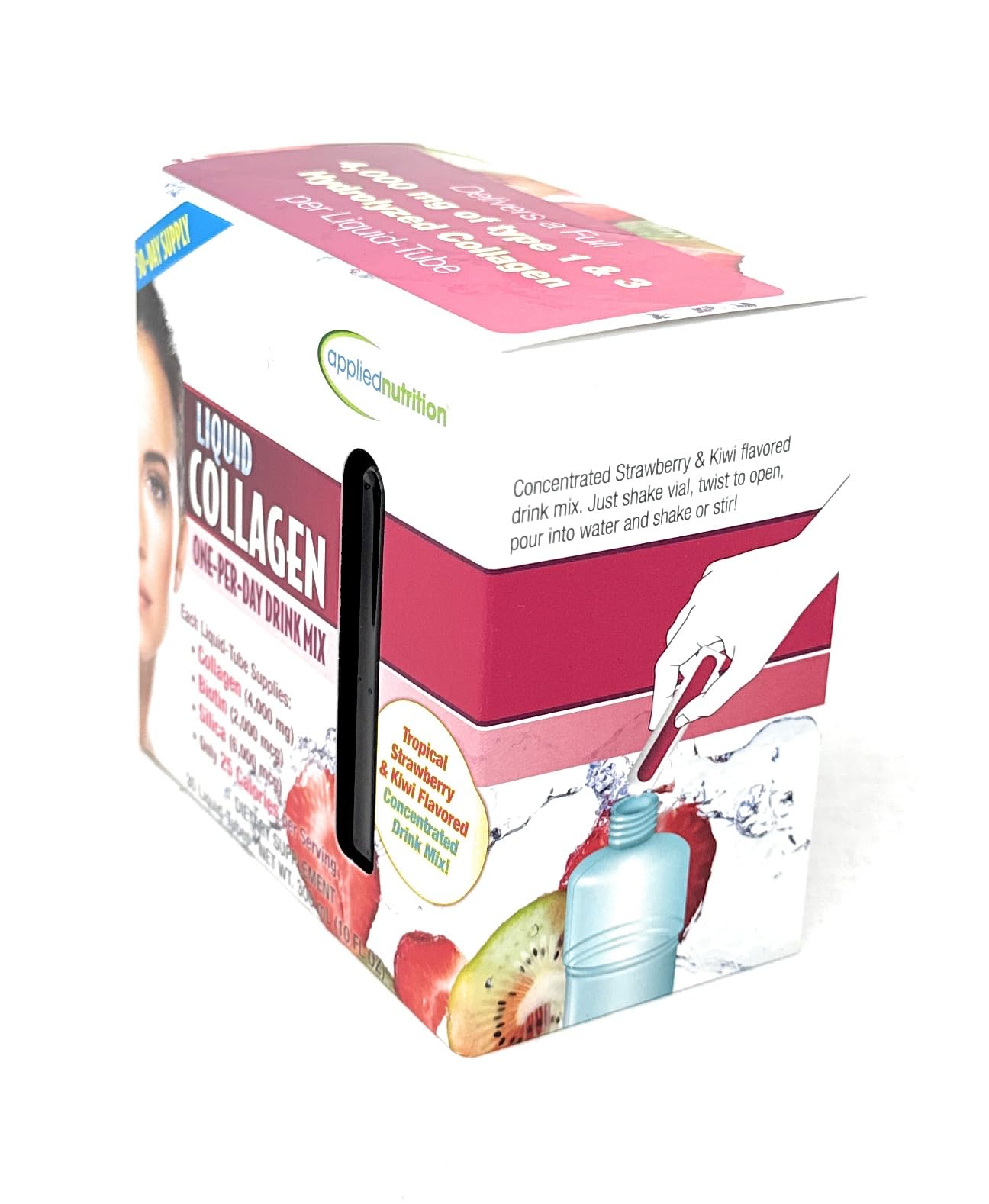 Applied Nutrition Liquid Collagen Skin Revitalization, Limited Value 1 Pack (30 Count Total)