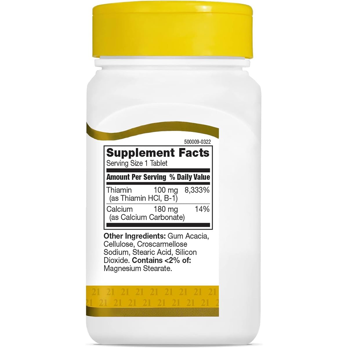 21st Century B-1 Tablets, 100 Mg, 110 Count