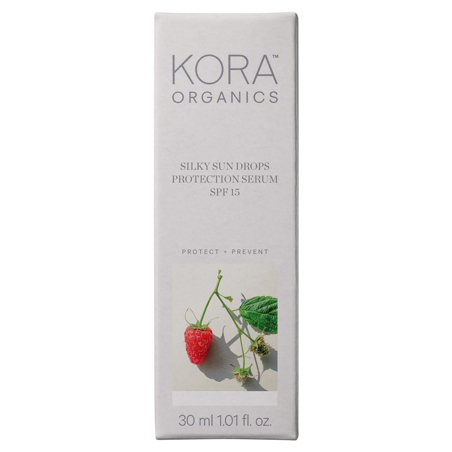 KORA Organics Silky Sun Drops, Mineral Sunscreen Serum SPF 30 with Reef-Safe Non-Nano Zinc Oxide, UVA/UVB Protection, Certified Organic, Cruelty Free, 1.01 oz