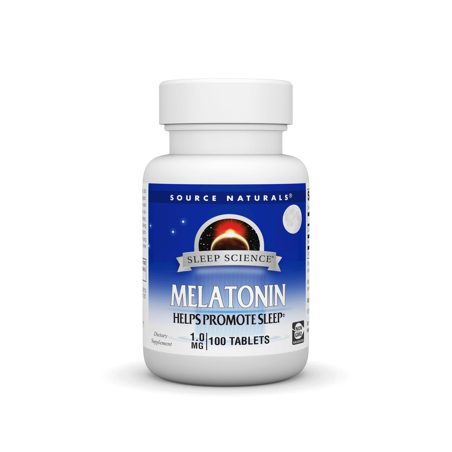 Pre-Order | Arrives in 5–10 Days – Source Naturals Melatonin 1 mg - 100 Tablets