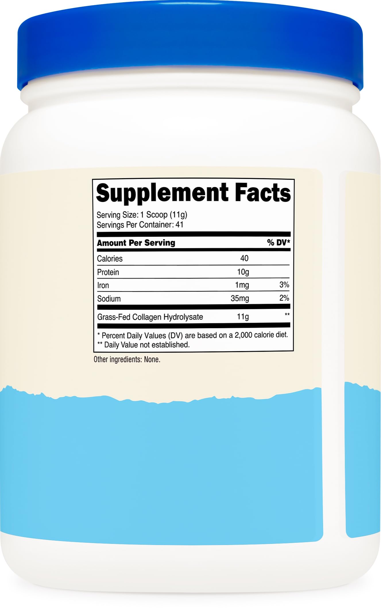 Pre-Order | Arrives in 5–10 Days – Nutricost Pure Collagen Hydrolysate (Bovine) Powder (2 Pack) - Grass Fed Bovine Collagen, 1LB Per Bottle