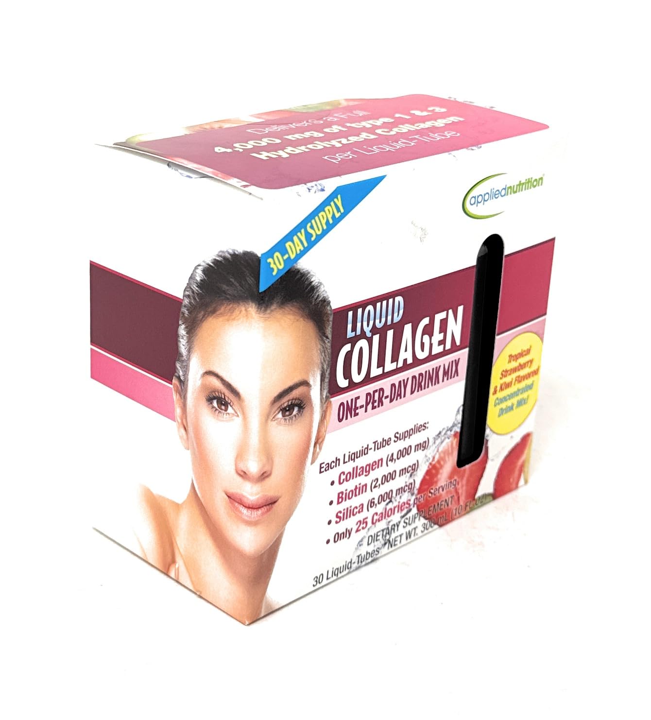 Applied Nutrition Liquid Collagen Skin Revitalization, Limited Value 1 Pack (30 Count Total)