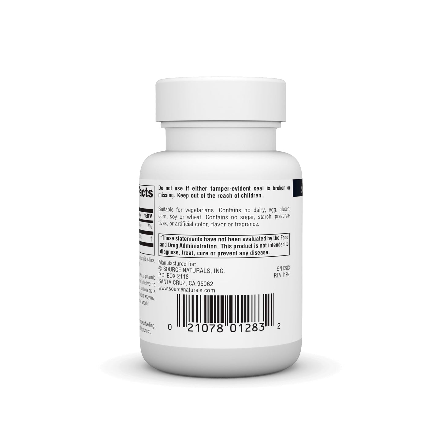 Pre-Order | Arrives in 5–10 Days – Source Naturals Glutathione, Supplement for Liver Support, 250mg - 60 Tablets