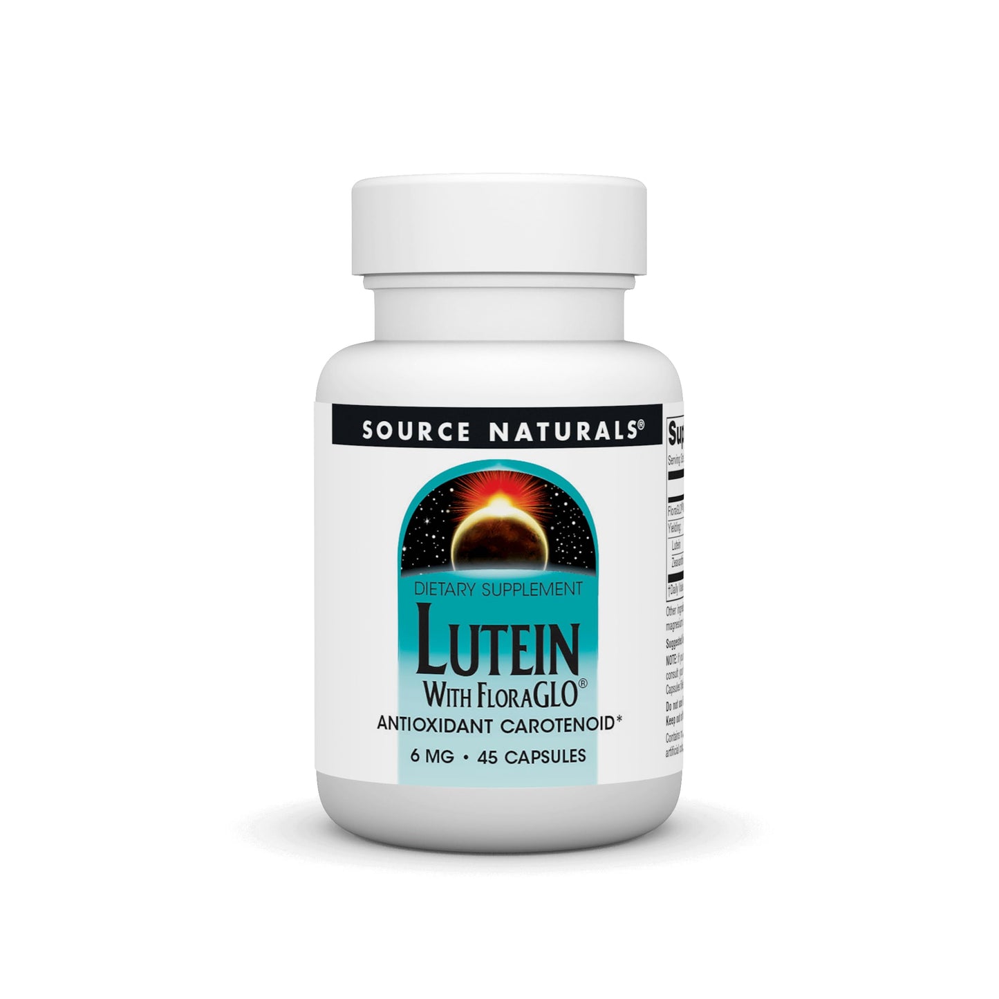 Pre-Order | Arrives in 5–10 Days – Source Naturals Lutein with FloraGLO, Antioxidant Carotenoid* -6 mg, 45 Capsules