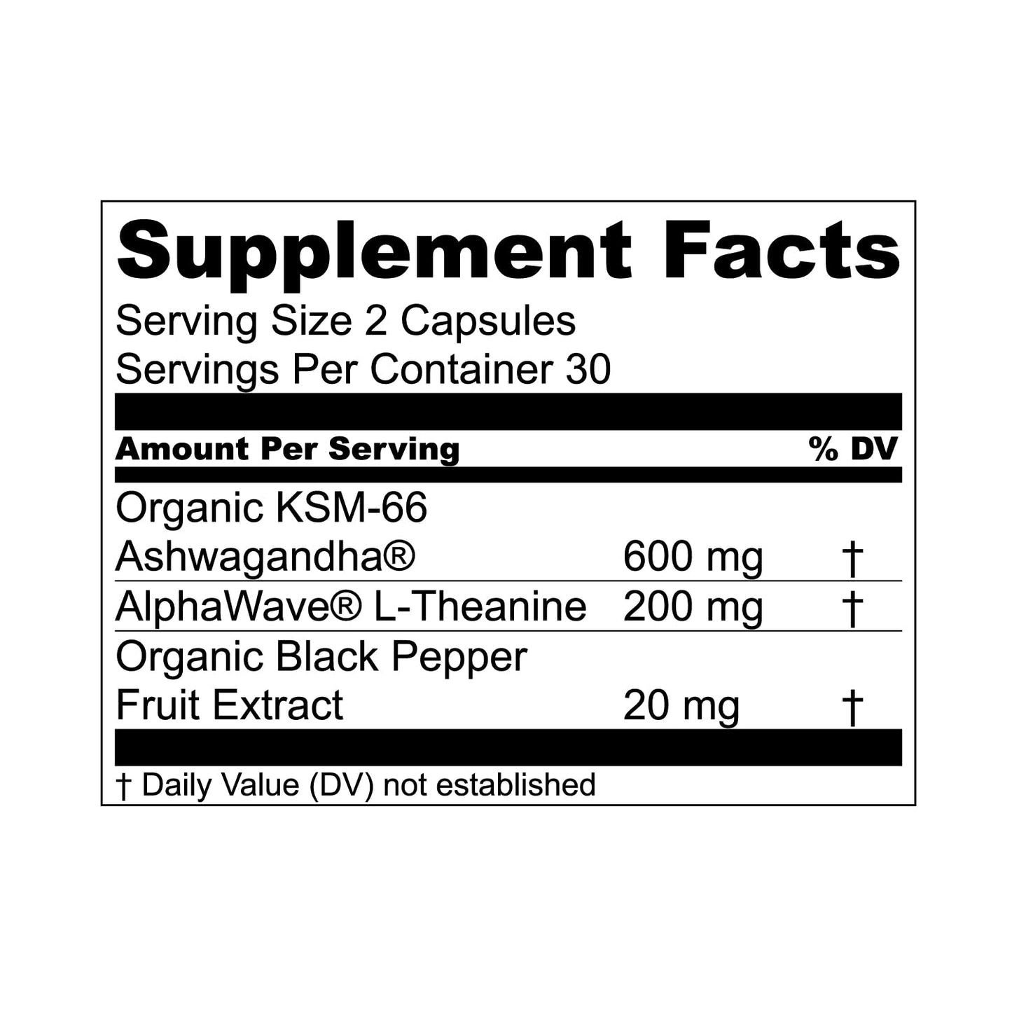 Live Conscious KSM-66 Ashwagandha Supplement w/L Theanine & AlphaWave - ZenWell Everyday Stress Relief, Cognitive, Brain Health - Ashwagandha for Men & Women - 60 Capsules