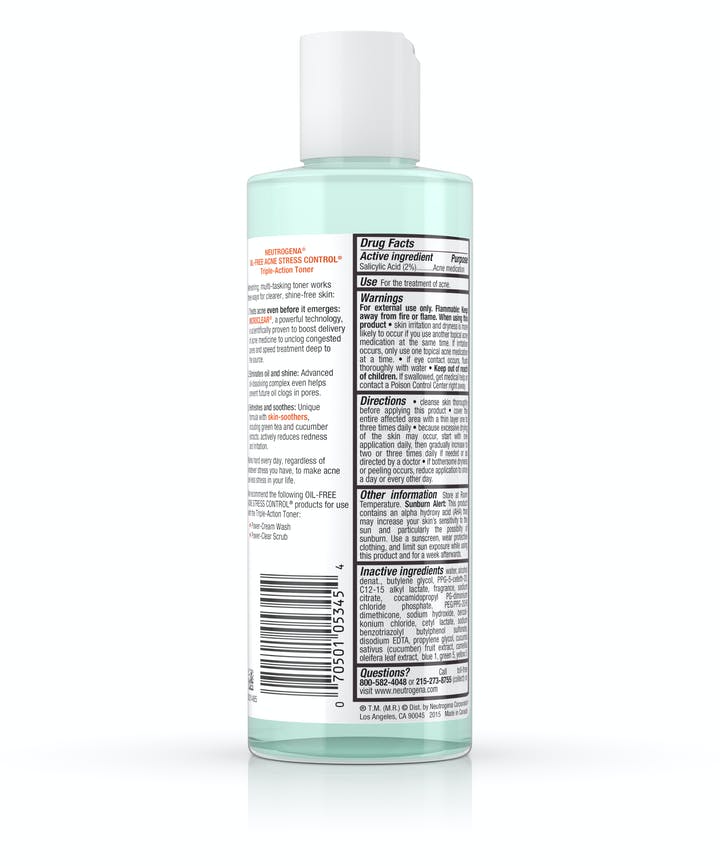NEUTROGENA ACNE STRESS CONTROL TONER 237ML - E-Pharmacy Ghana