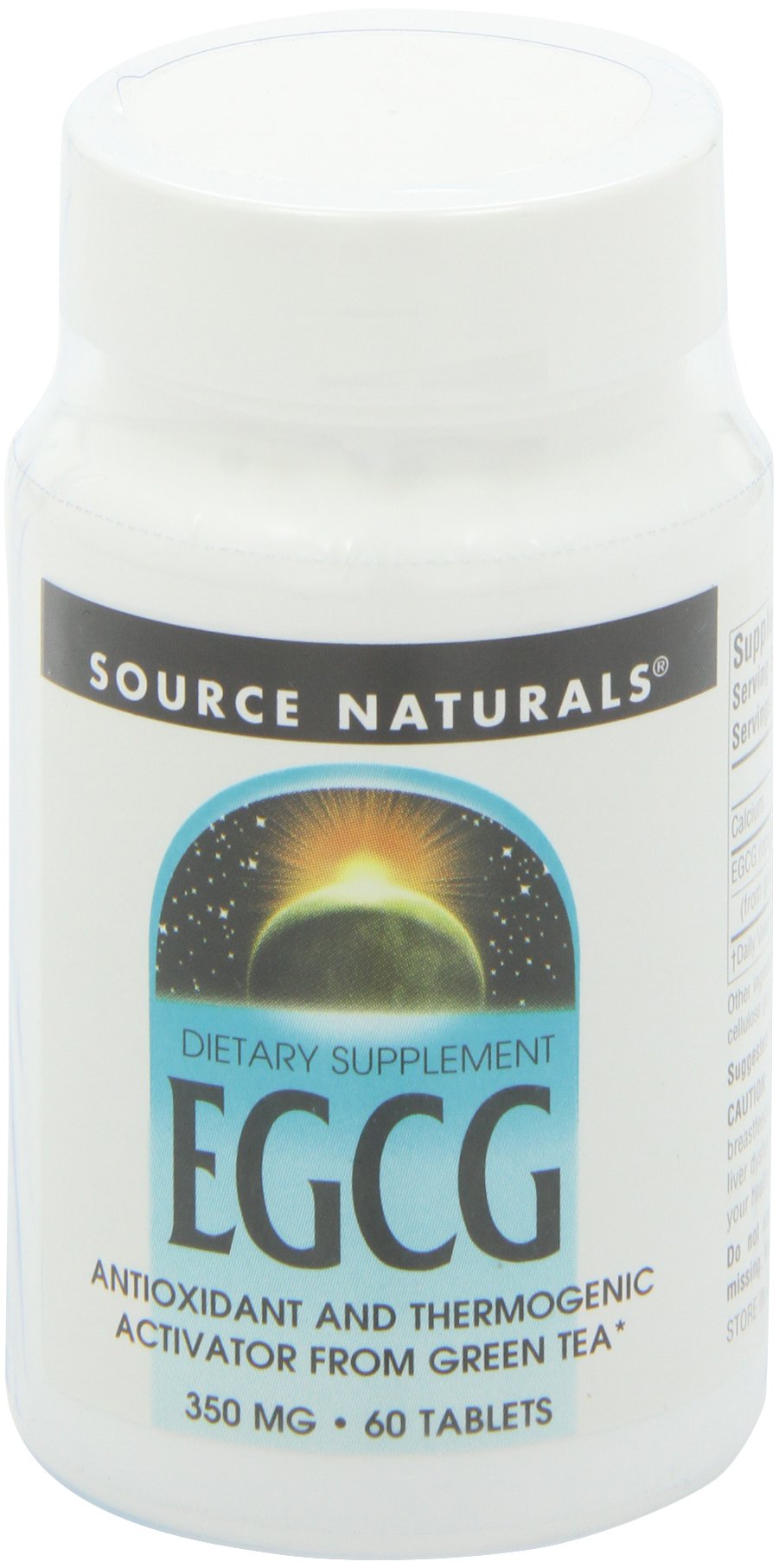 Pre-Order | Arrives in 5–10 Days – Source Naturals EGCG, Antioxidant and Thermogenic Activator from Green Tea, 350mg - 60 Tablets