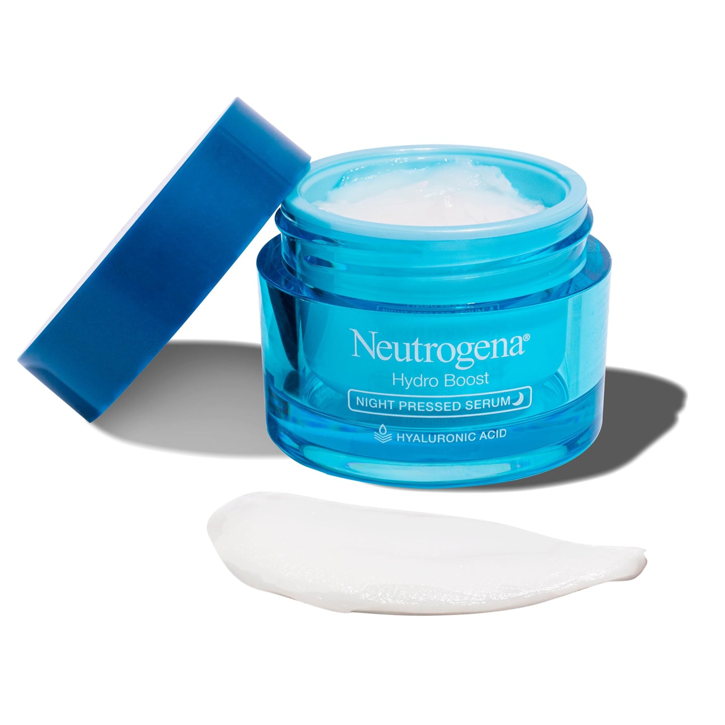 Neutrogena Hydro Boost Night Pressed Serum, Hyaluronic Acid Face Moisturizer for Normal to Extra Dry Skin, Delivers Overnight Hydration for Restored, Revitalized, Dewy Skin, 1.7 oz
