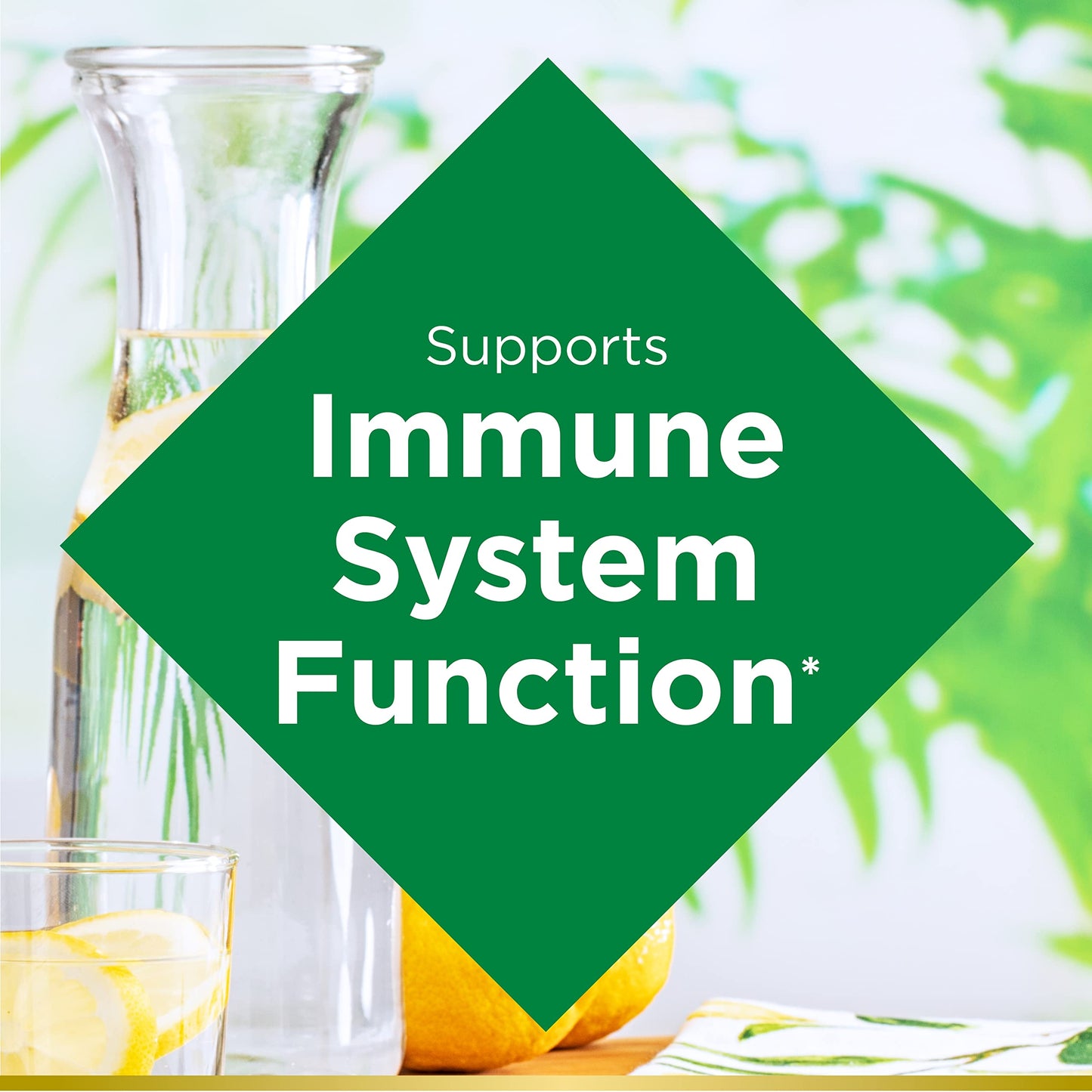 Nature's Bounty Zinc, Supports Immune System Function, Dietary Supplement, 50 mg, Caplets, 100 Ct (Pack of 2)