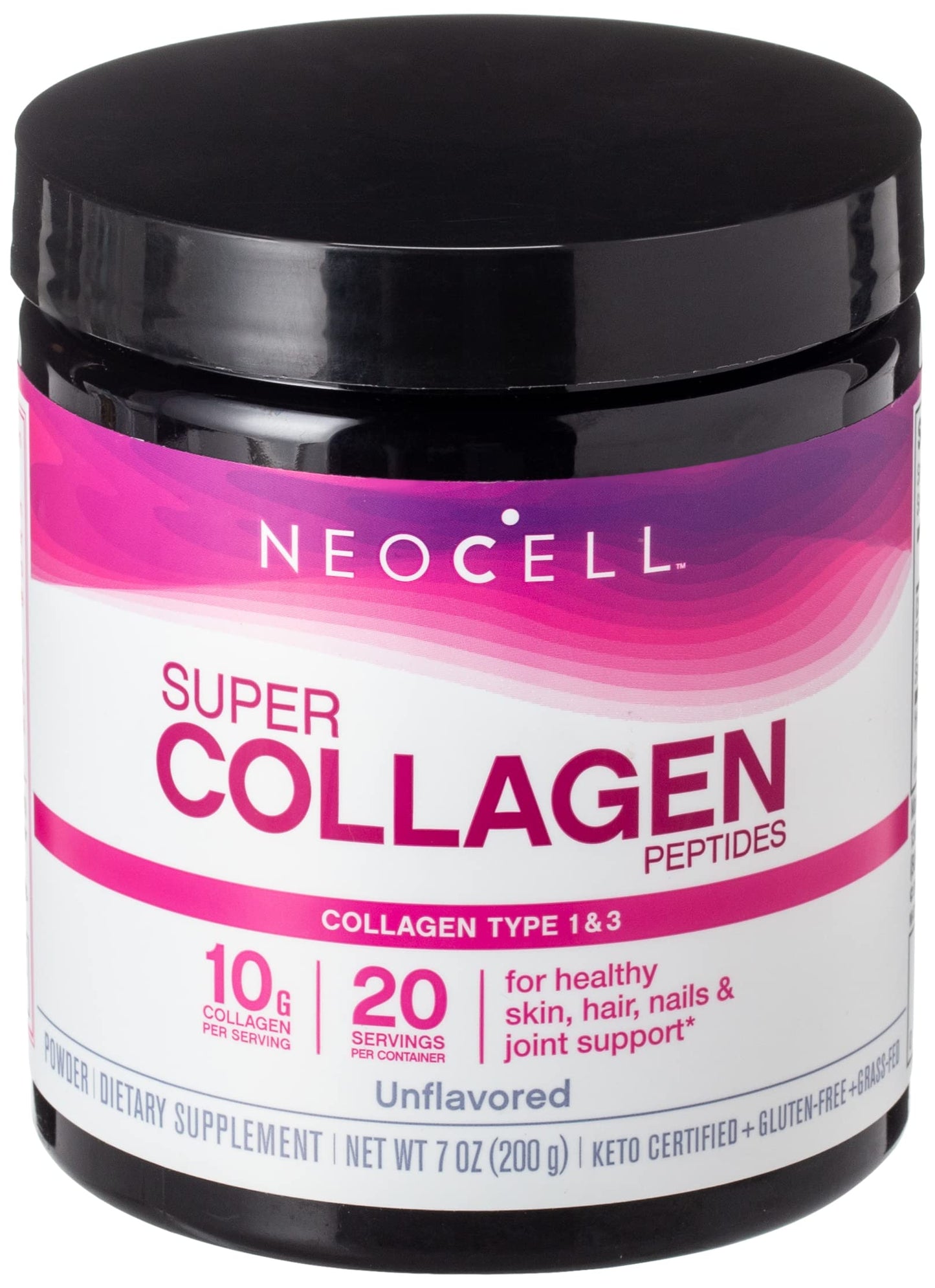 Neocell Super Collagen Powder A 6,600mg Collagen Types 1 & 3 - Unflavored - 7 Ounces