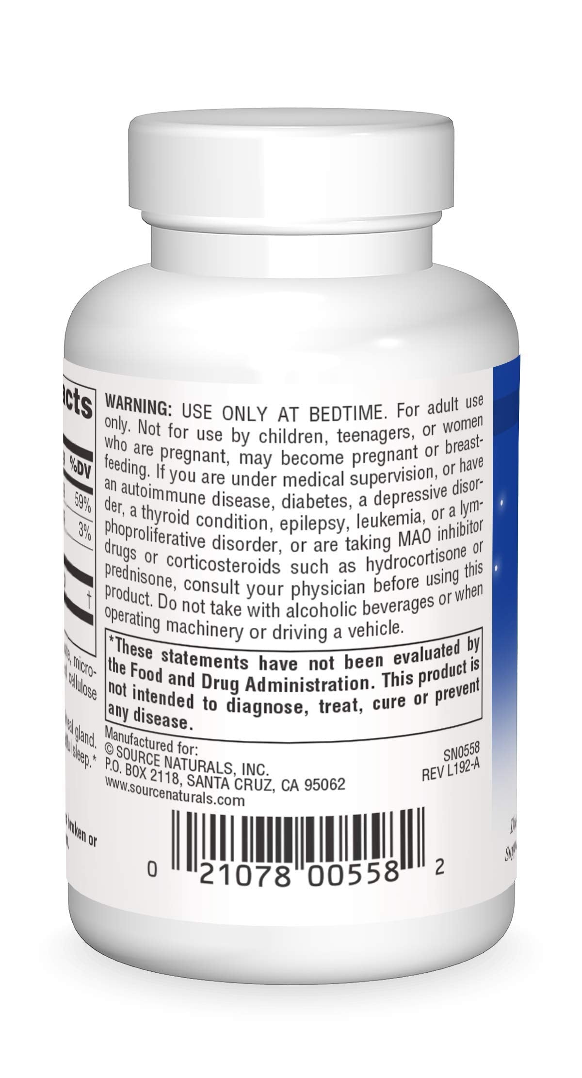 Pre-Order | Arrives in 5–10 Days – Source Naturals Melatonin 5 mg - 240 Tablets