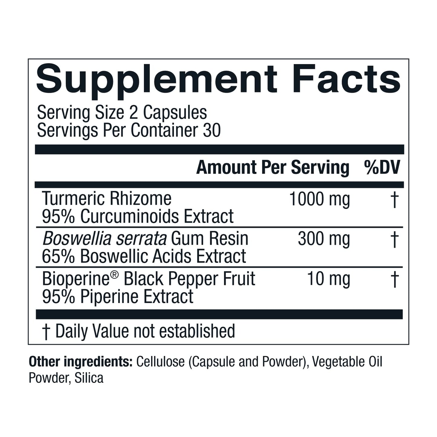 Live Conscious CurcuWell - Curcumin and Boswellia Blend | Maximum Strength Joint, Body and Cognitive Support - 30 Day Supply