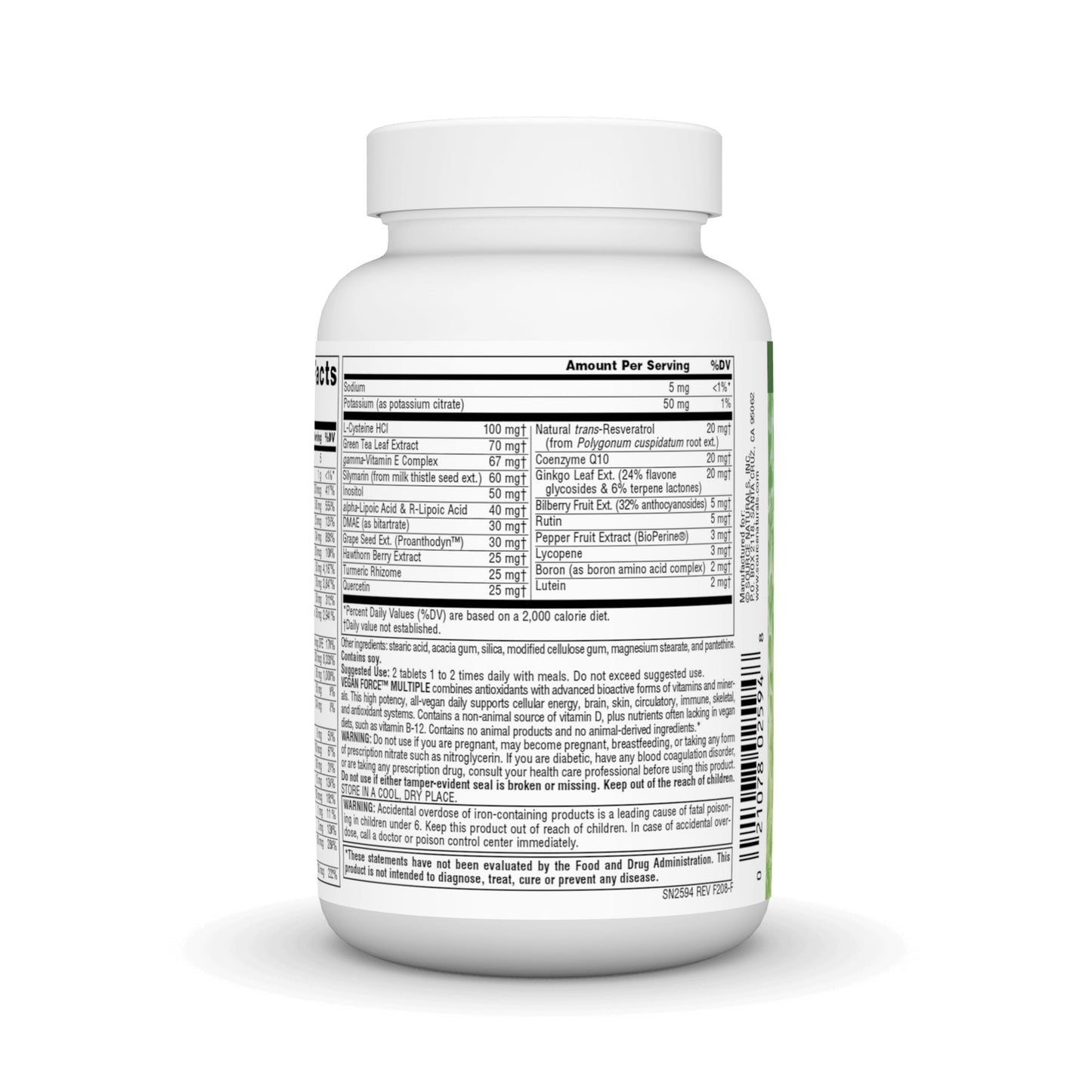Pre-Order | Arrives in 5–10 Days – Source Naturals Vegan True Vegan Force Multiple, Advanced Energy Formula fo rVegans* - 60 Tablets