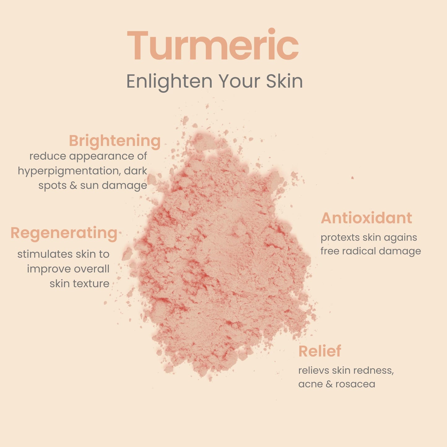 Natural Outcome Turmeric Face Serum l Dull Spot Corrector Facial Serum I Reduces Sunspots, Hyperpigmentation, and Age Spots I Advanced Anti-Aging Serum with Vitamin C and Kudzu Root I 1 oz