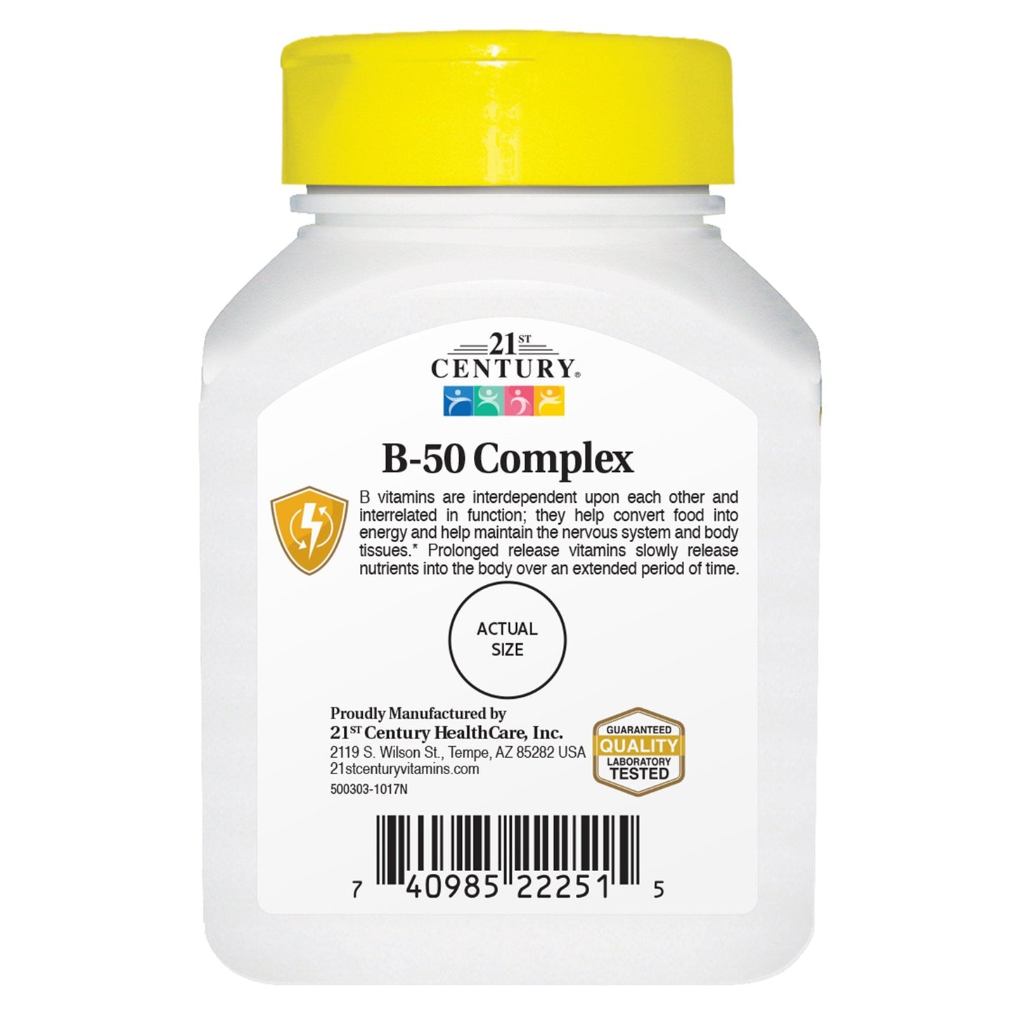 21st Century B-50 Complex Prolonged Release Tablets, 60-Count (Pack of 2)