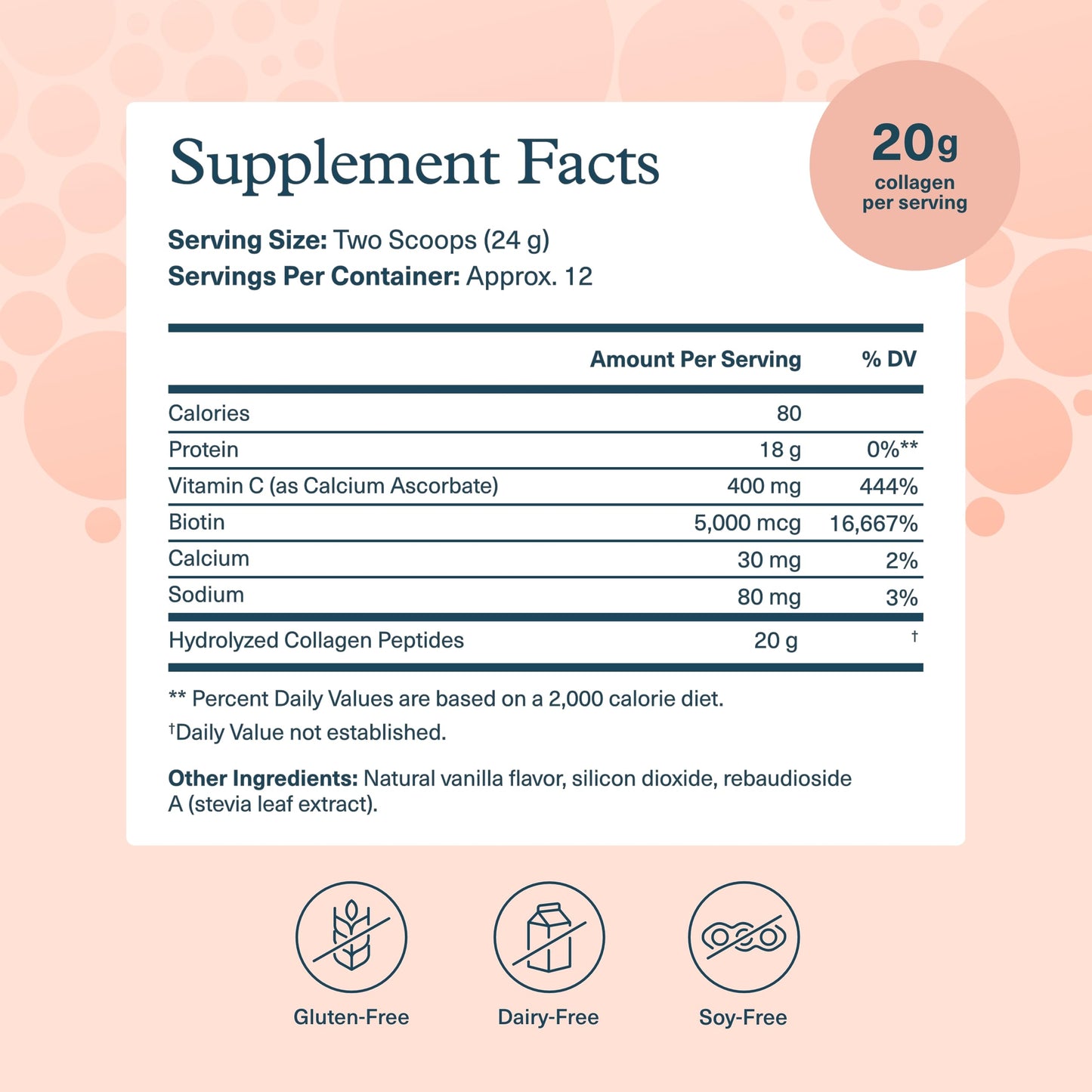 Youtheory Collagen Powder - Premium Collagen Supplement with Vitamin C & Biotin - for Healthy Hair, Nails, Skin & Joints* - Hydrolyzed & Highly Absorbable - Dairy, Soy & Gluten Free - Vanilla - 10 oz
