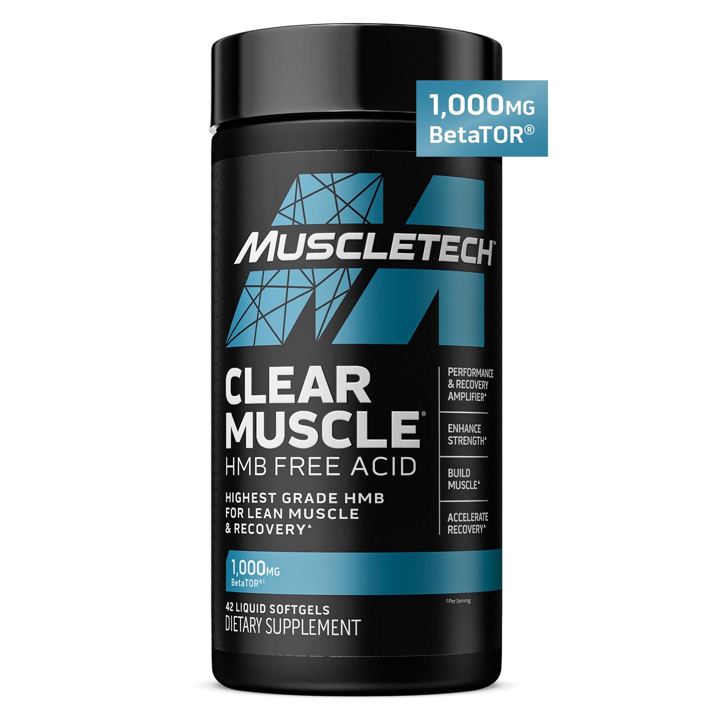 MuscleTech Cell-Tech Creatine Powder & Clear Muscle HMB Supplements, Muscle Builder & Recovery Drink for Men & Women, 6 lbs Powder & 42 Softgels
