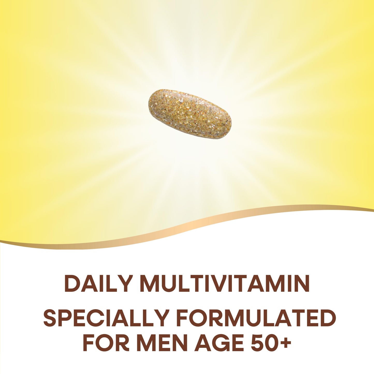 Nature's Way Alive! Men’s 50+ Daily Ultra Multivitamin, High Potency Formula, Supports Healthy Brain, Eyes & Heart*, with Methylated B12, Gluten-Free, 150 Tablets