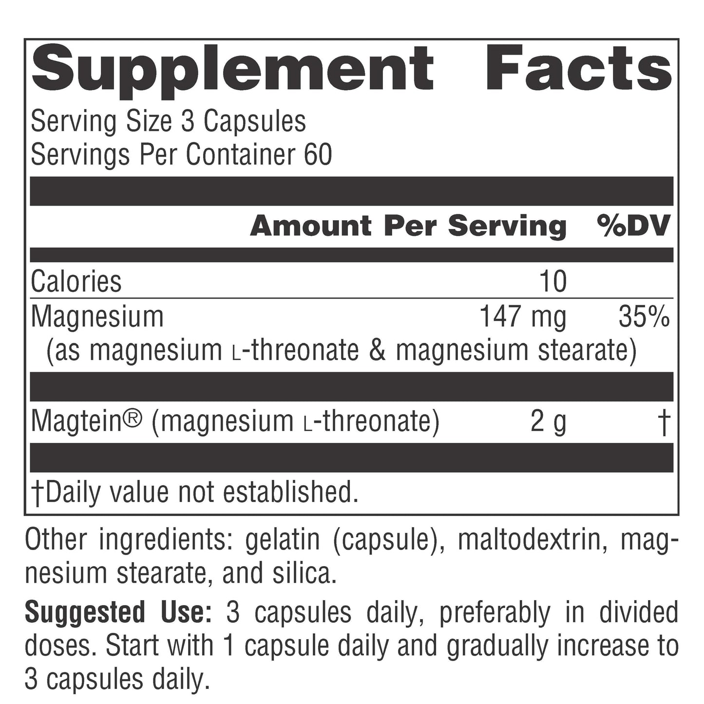Pre-Order | Arrives in 5–10 Days – Source Naturals Magtein Magnesium L-Threonate 667mg Supports Focus, Mood, Healthy Memory, Cognitive Function, Sleep* - 90 Capsules