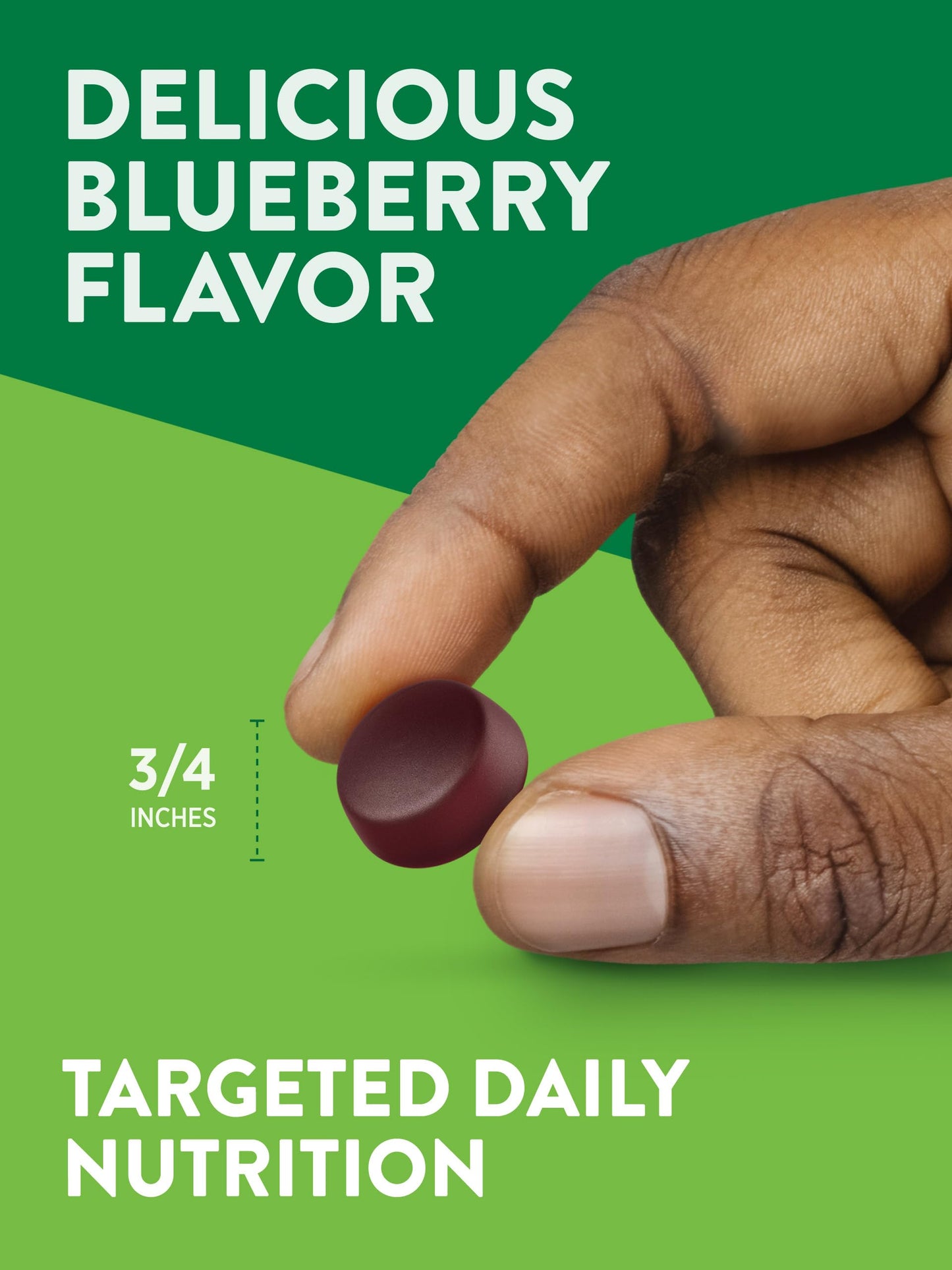 Nature's Truth Multivitamin for Men Gummies | 70 Count | Blueberry Flavor | with B12, D3, & Zinc | Vegetarian, Non-GMO, & Gluten Free Supplement