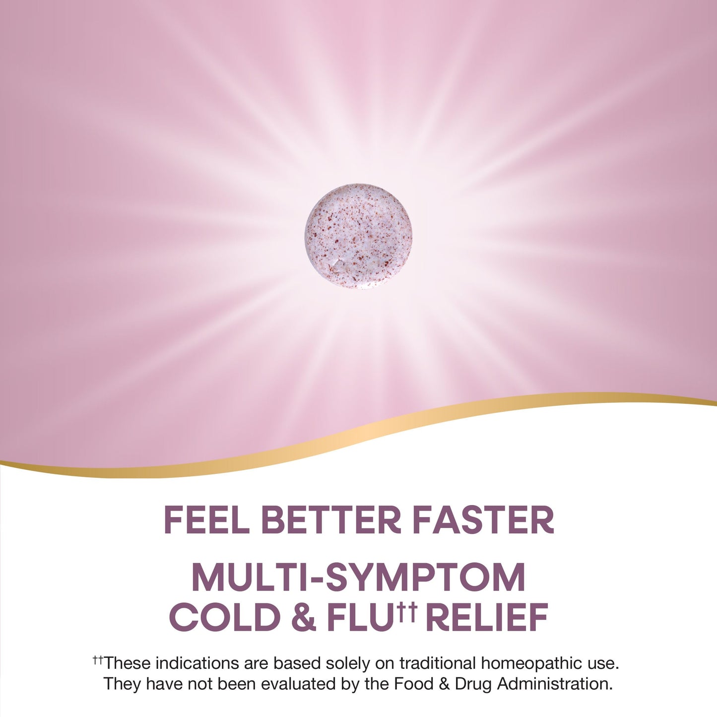 Nature's Way Cold+Flu Relief Chewables, Umcka, Shortens Duration & Reduces Severity, Multi-Symptom Relief, Homeopathic, Non-Drowsy, Orange Flavored, 20 Chewable Tablets (Packaging May Vary)