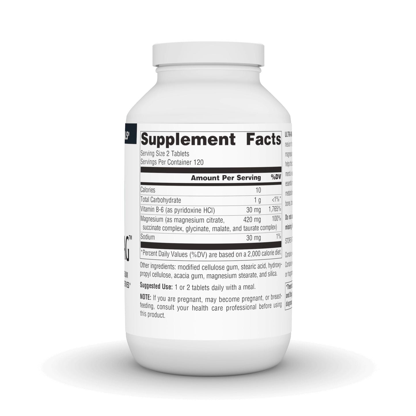 Pre-Order | Arrives in 5–10 Days – Source Naturals Ultra-Mag High-Efficiency Magnesium Complex - Maintains Muscle & Nerve Function - 240 Tablets
