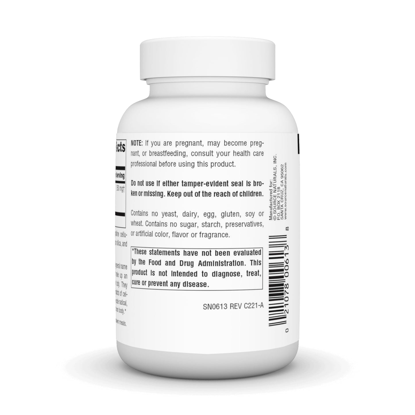 Pre-Order | Arrives in 5–10 Days – Source Naturals S-O-D, Superoxide Dismutase - Dietary Supplement - 180 Tablets
