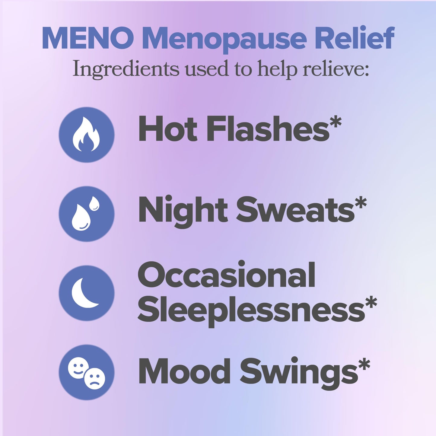O Positiv MENO Gummies for Menopause, 30 Servings (Pack of 2) - Hormone-Free Supplements for Women with Black Cohosh & Ashwagandha KSM-66 - Helps Alleviate Hot Flashes, Night Sweats, & Mood Swings