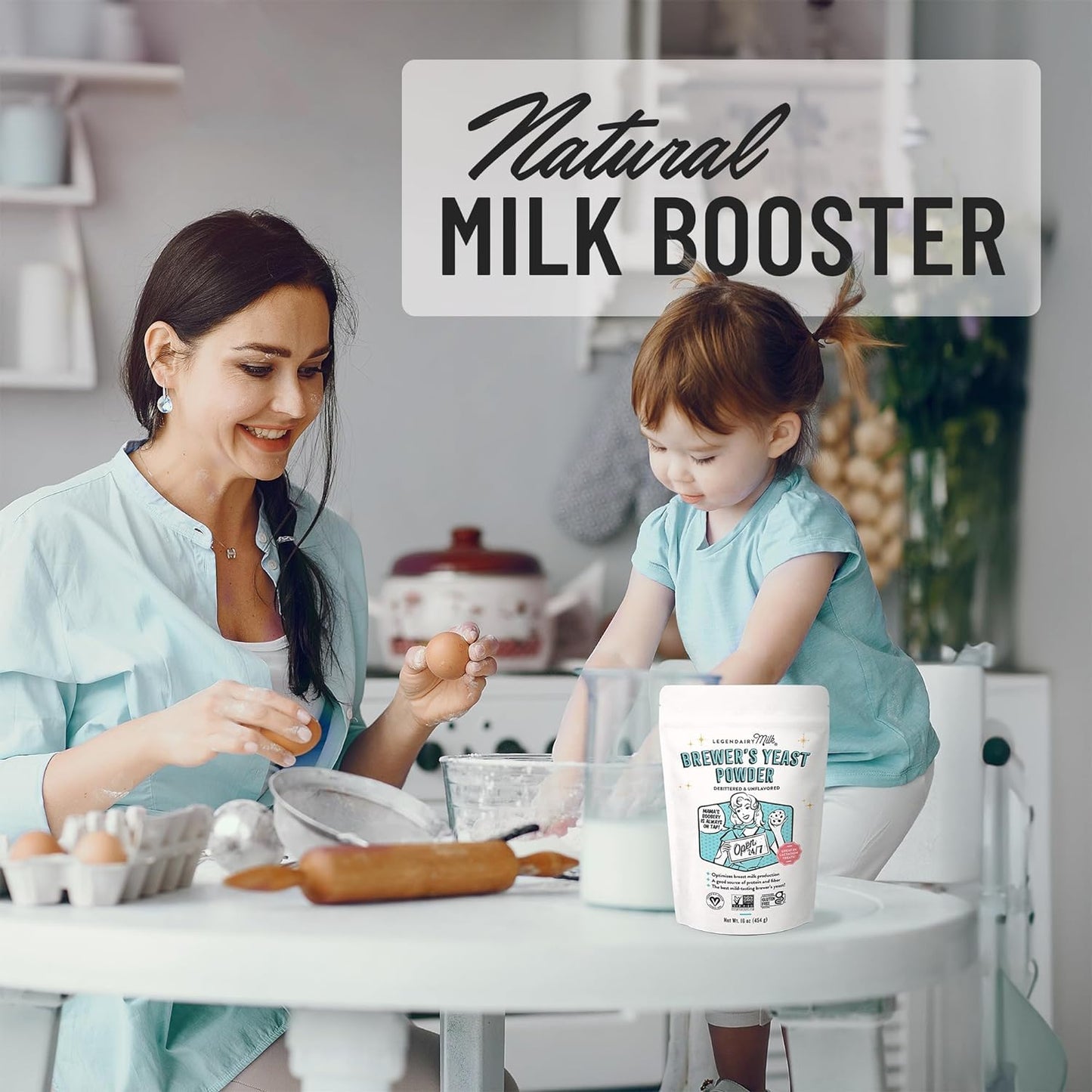 Legendairy Milk Liquid Gold + Brewer's Yeast, Breastfeeding Supplements for Milk Supply Increase - Lactation Support for Breast Milk Production - Fenugreek-Free, Non-GMO,
