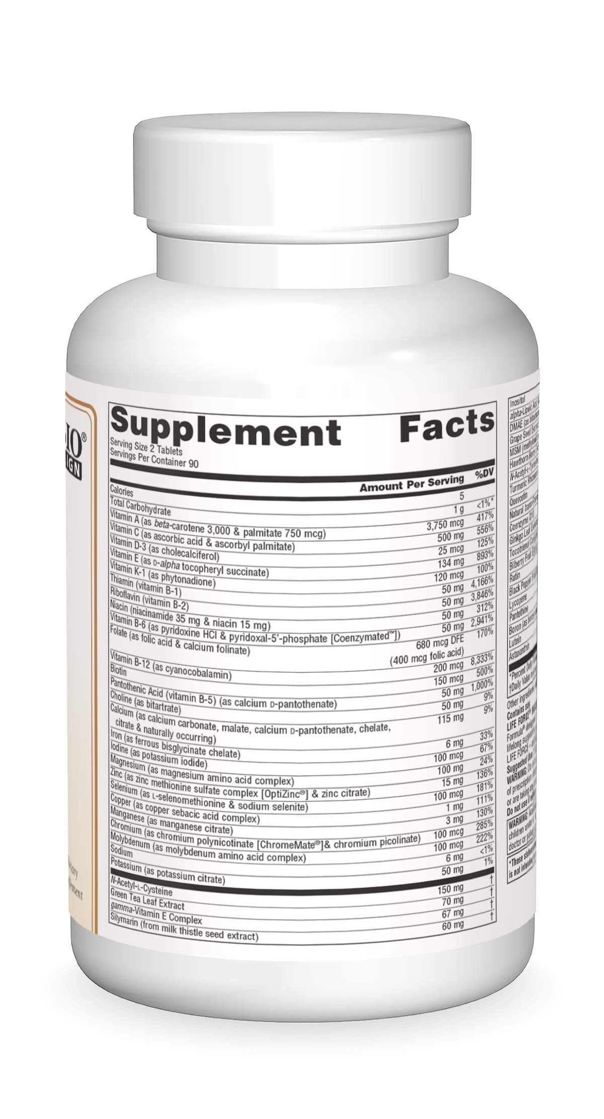 Pre-Order | Arrives in 5–10 Days – Source Naturals Life Force Multiple, Energy Activator* - 180 Tablets