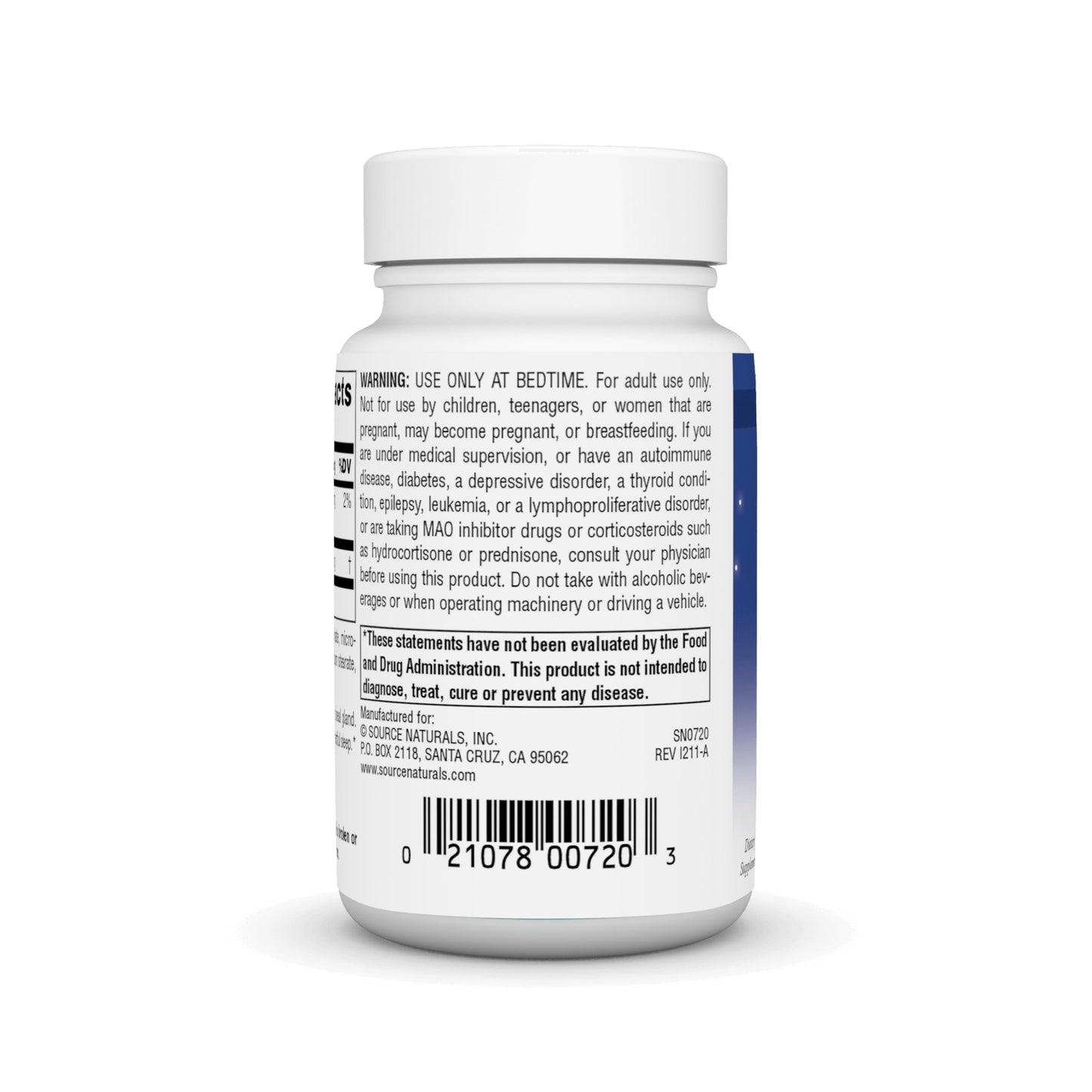 Pre-Order | Arrives in 5–10 Days – Source Naturals Melatonin 1 mg - 200 Tablets