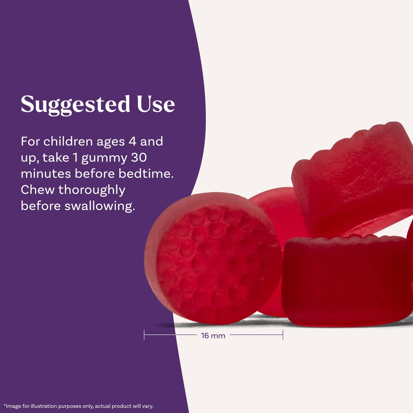 Natrol Kids Melatonin 1 mg, Dietary Supplement for Restful Sleep, Melatonin Gummies for Kids, 60 Raspberry-Flavored Gummies, Up to a 60 Day Supply