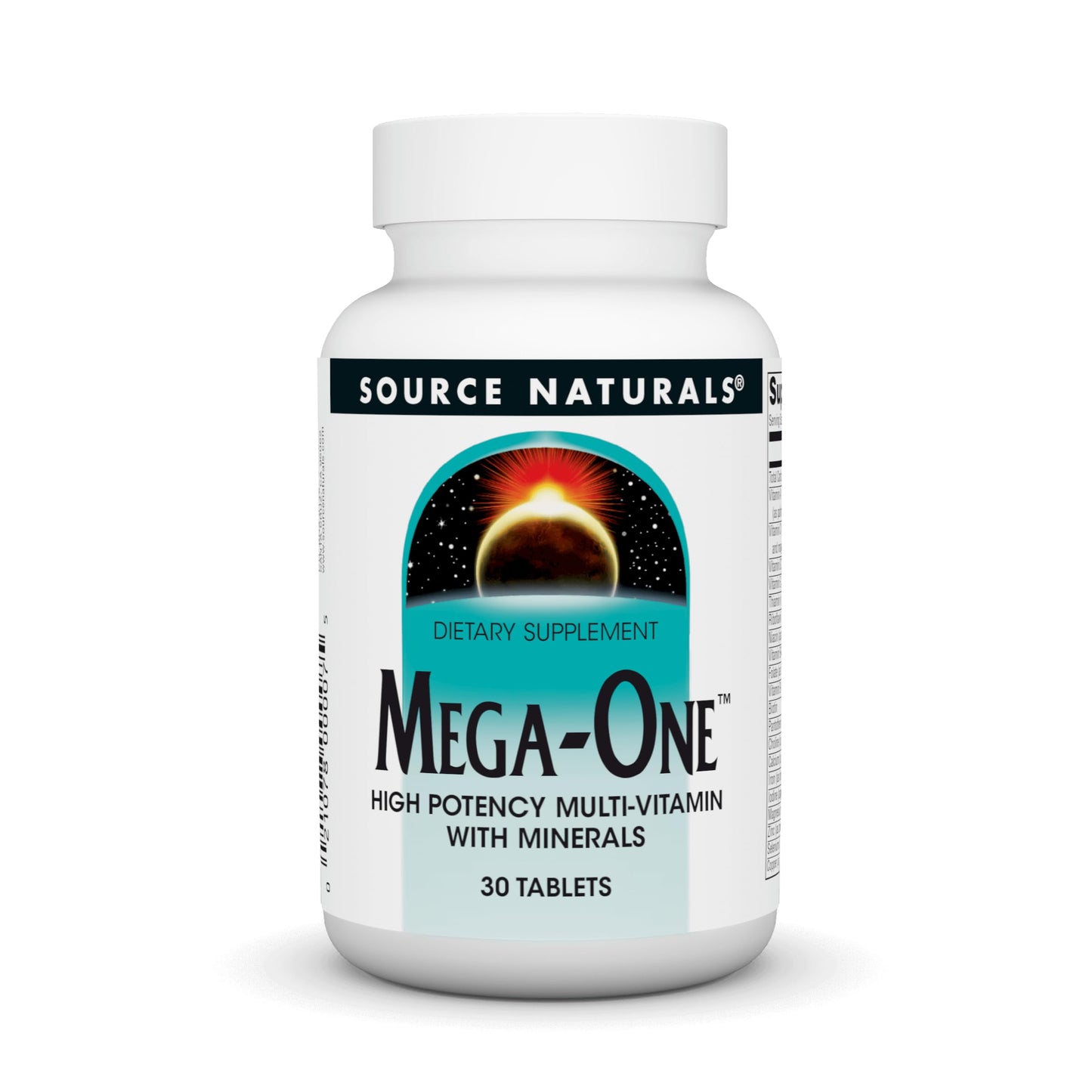 Pre-Order | Arrives in 5–10 Days – Source Naturals Mega-One Multi-Vitamin with Minerals* - 30 Tablets