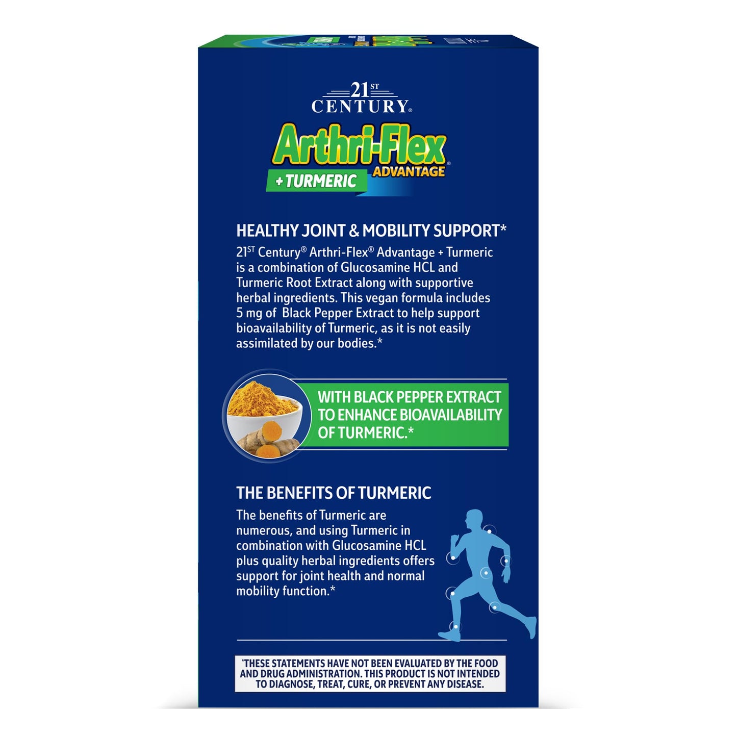 21st Century Arthri-Flex Advantage Plus Turmeric Vegetarian Capsules, 90 Count
