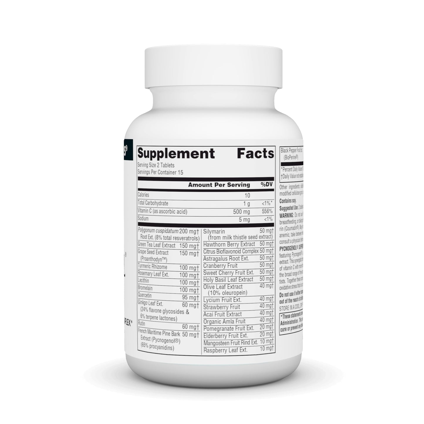 Source Naturals Pycnogenol Supreme, Berry & Botanical Antioxidant Complex* - 30 Tablets