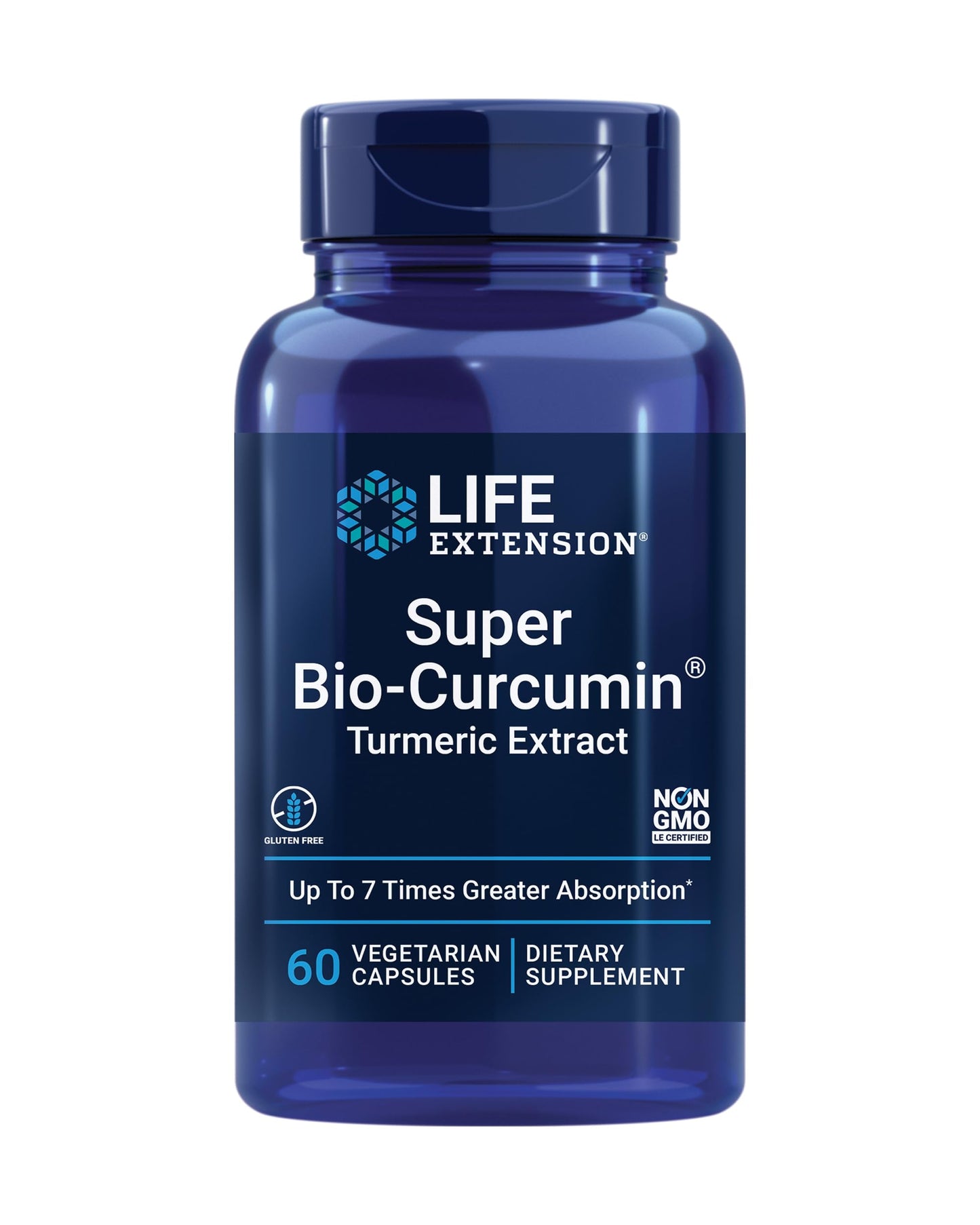 Life Extension Super Bio-Curcumin and Two-Per-Day 120 Tablet Multivitamin Bundle - 60 Vegetarian Capsules
