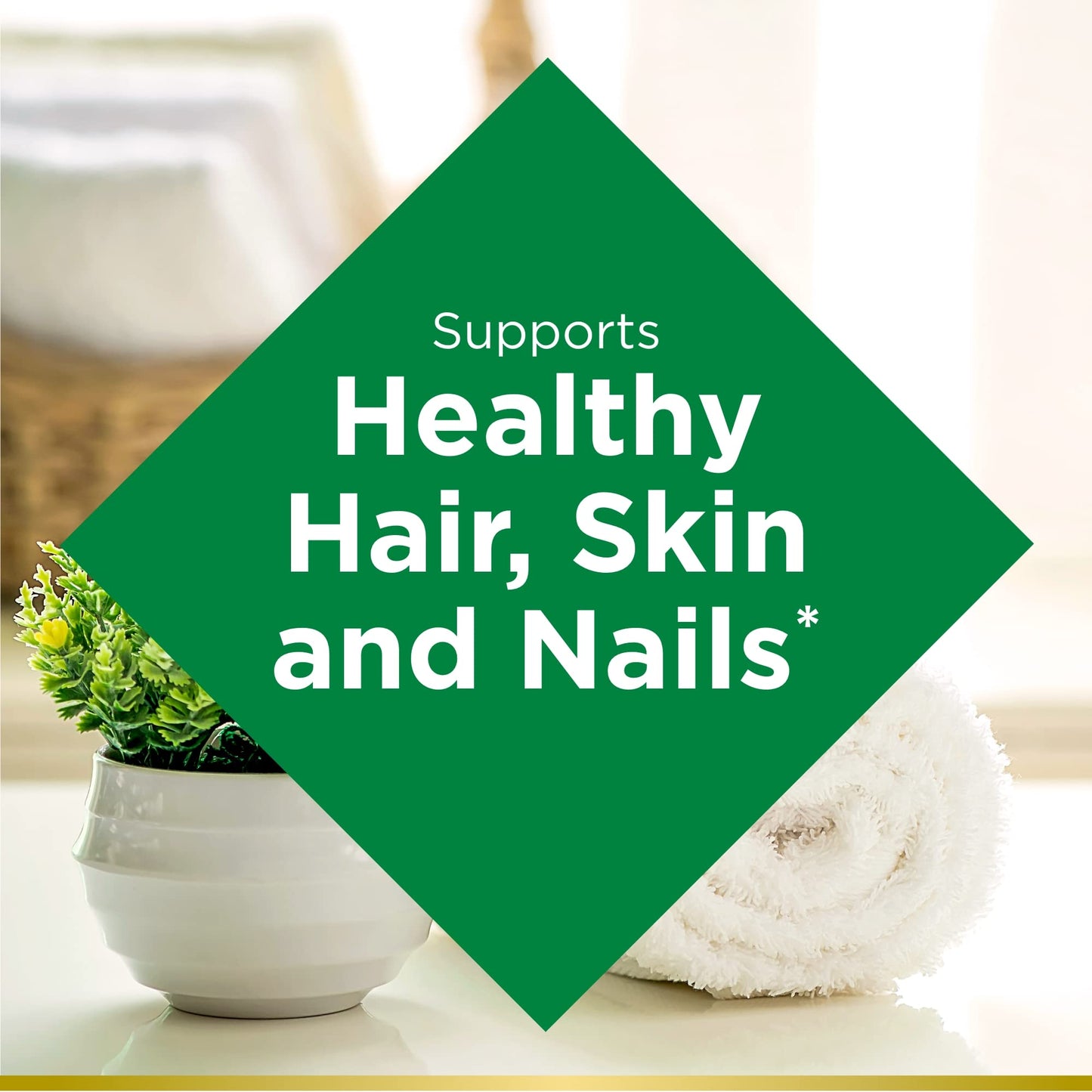 Nature's Bounty Biotin, Supports Metabolism for Cellular Energy and Healthy Hair, Skin, and Nails, 5000 mcg, 72 Softgels