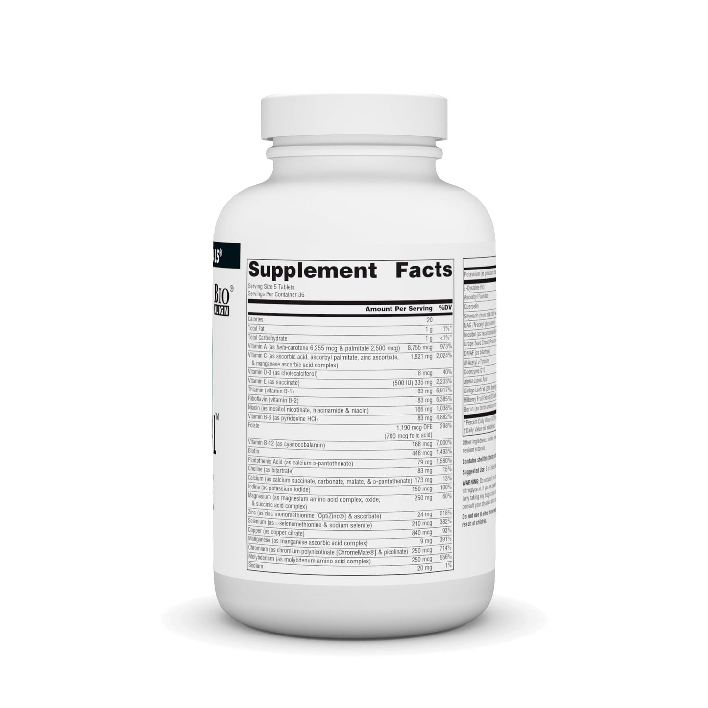 Pre-Order | Arrives in 5–10 Days – Source Naturals Elan Vital Multiple - Supports Brain, Heart, Liver, Immune, Energy Boost - 180 Tablets