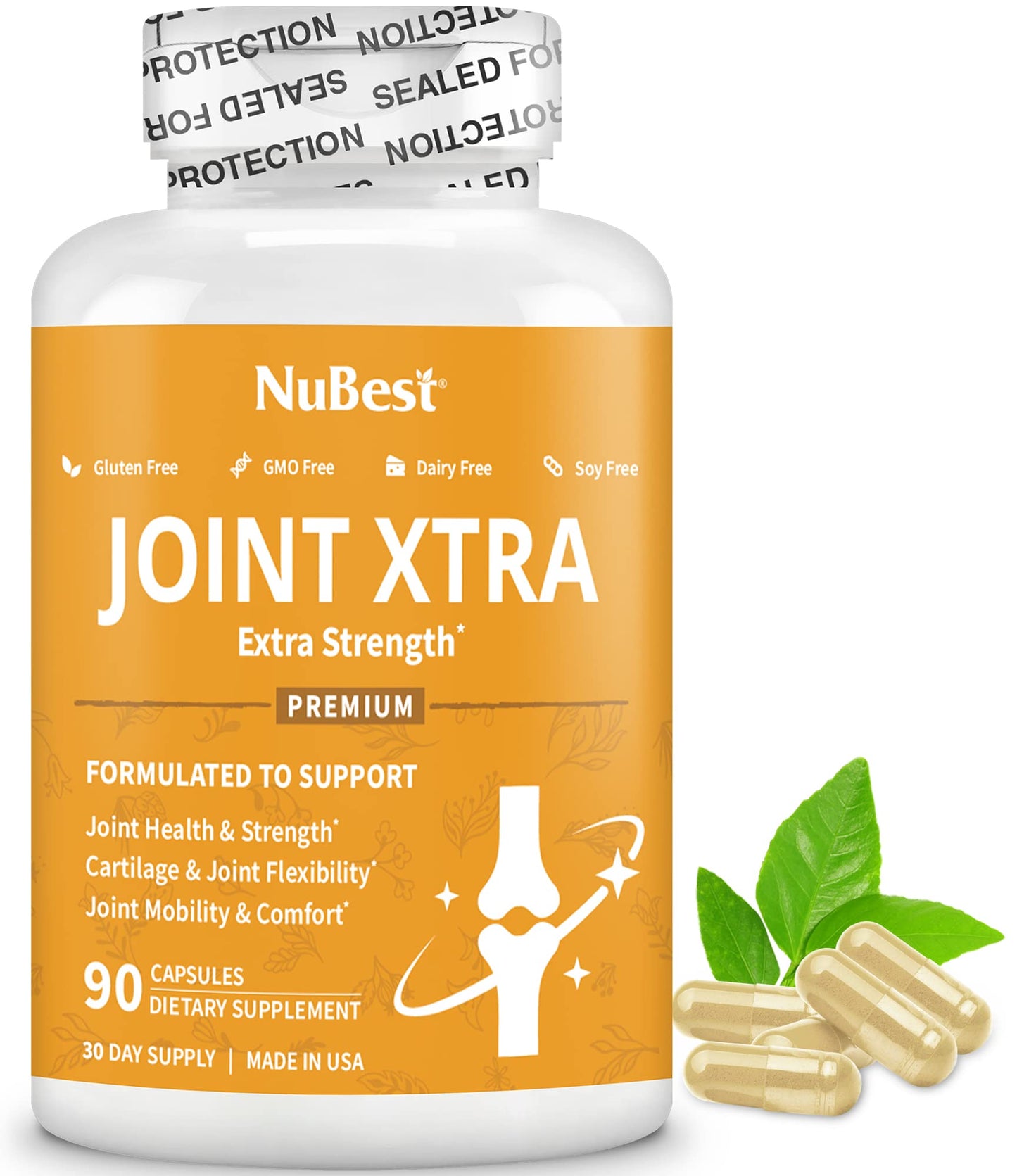 Joint Xtra - Joint Support Supplement - Joint Health Formula with Triple Joint Strength - Glucosamine, Chondroitin, Turmeric, MSM & Boswellia for Joint Health & Cartilage Health - 90 Vegan Capsules