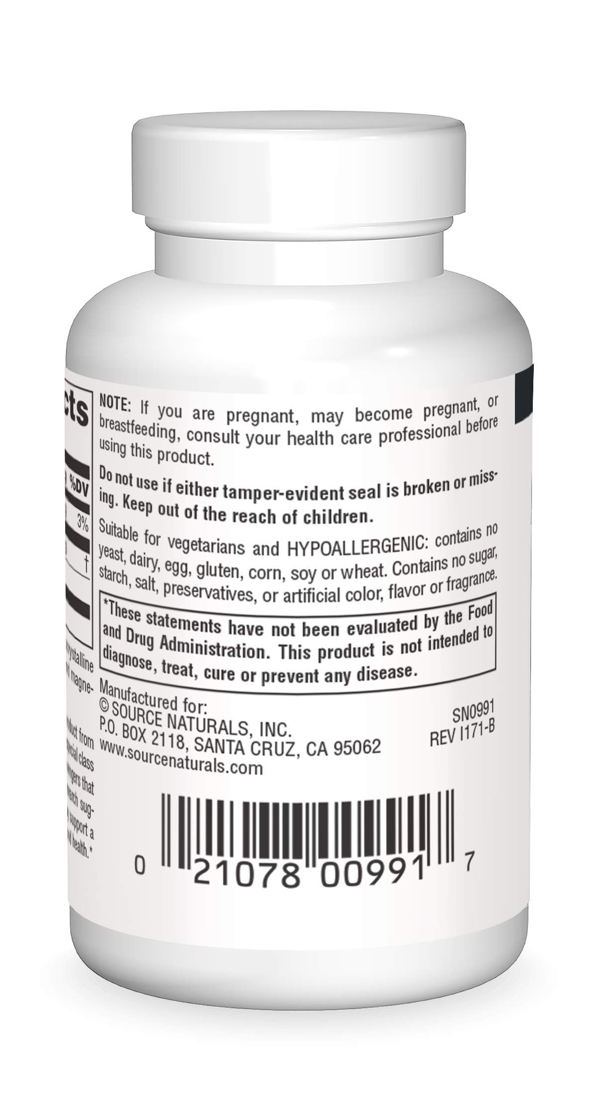 Source Naturals Grape Seed Extract, Proanthodyn 100 mg Antioxidant Protection & Supports Healthy Aging Brain - 60 Tablets