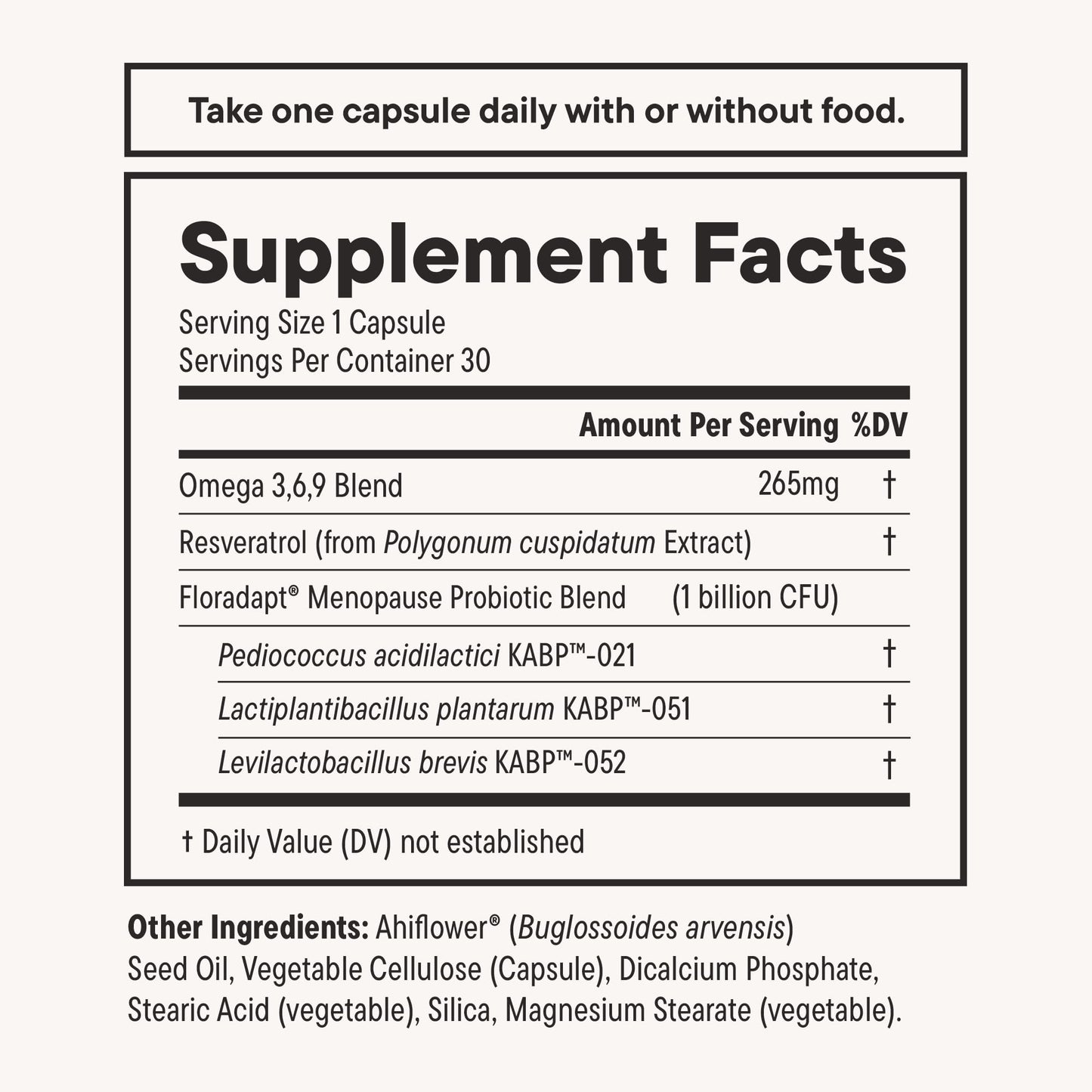 Pre-Order | Arrives in 5–10 Days – Daily Nouri Menopause Probiotic with Resveratrol | For Menopause Relief, Hormonal Balance & Estrogen Metabolism Support | Resveratrol Capsules to Reduce Hot Flashes | 30-Day Supply