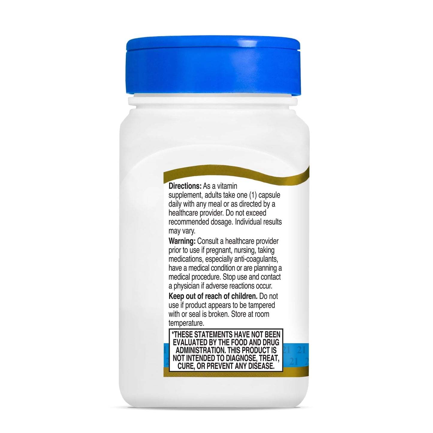 Pre-Order | Arrives in 5–10 Days – 21st Century Healthcare Vitamin K2 (MK-7) 100 mg Vegetarian Capsules, 110 Count