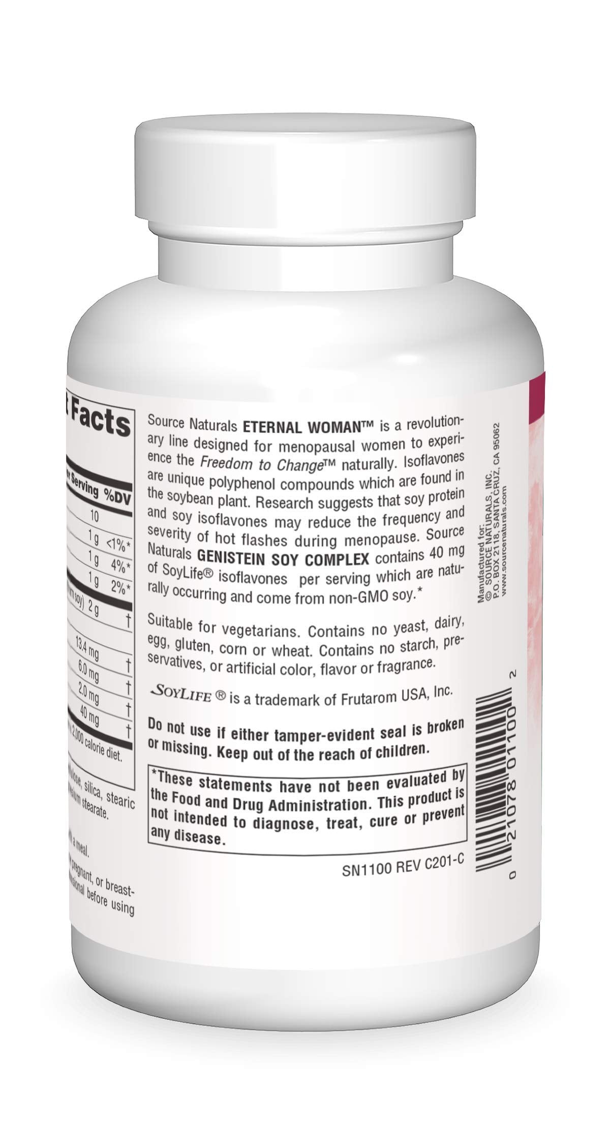 Pre-Order | Arrives in 5–10 Days – Source Naturals Genistein 1000 Mg (Eternal Woman), 120 Tablets