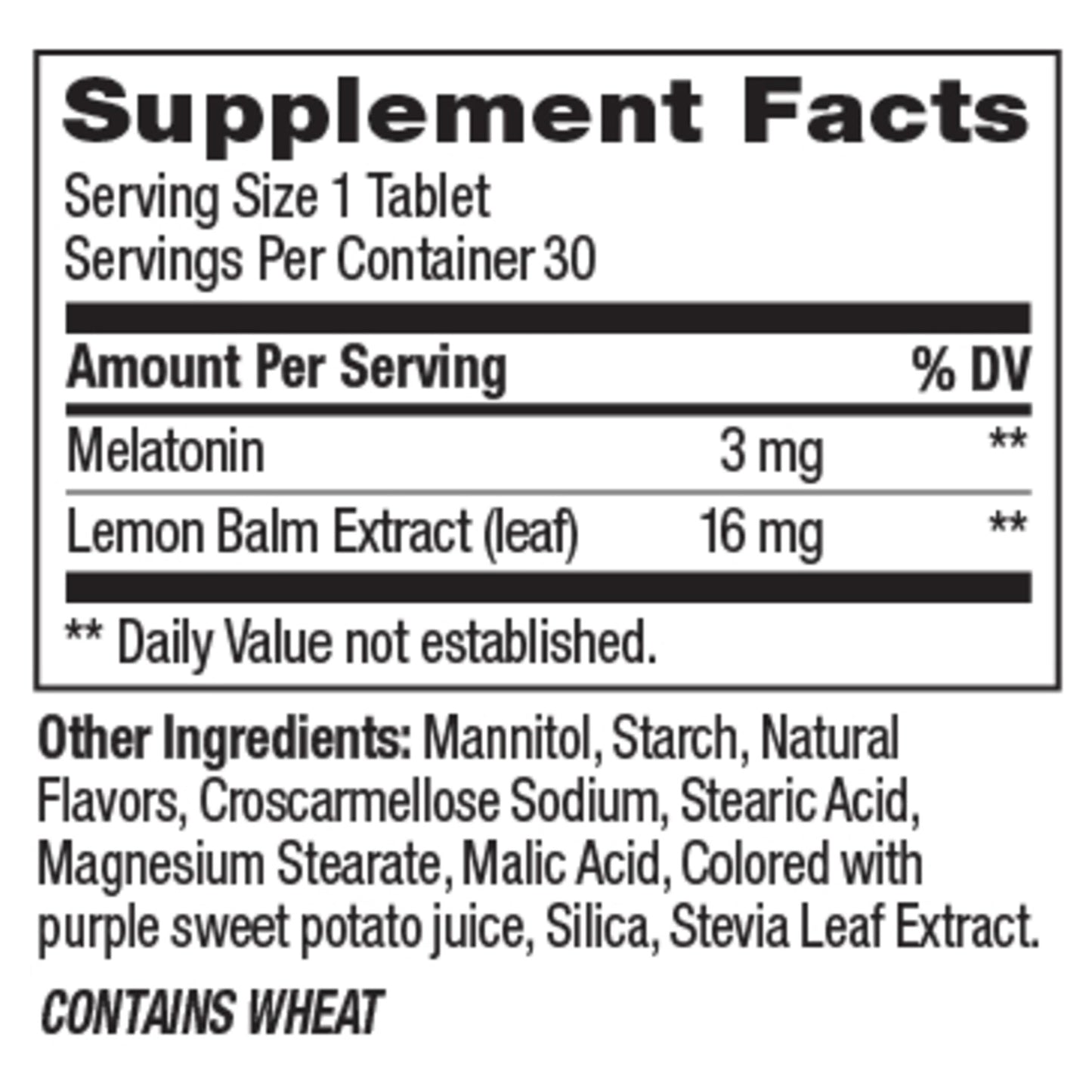 OLLY Sleep Fast Dissolves, 3mg Melatonin, Lemon Balm, Strawberry Flavor, 30 Day Supply - 30 Count