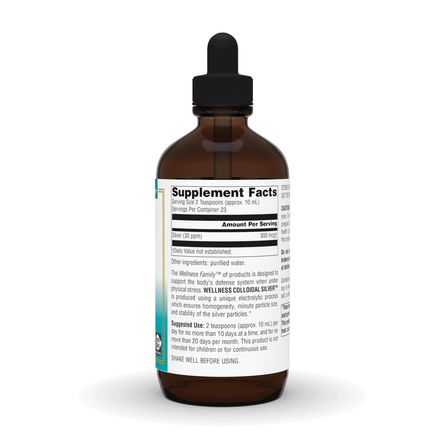 Pre-Order | Arrives in 5–10 Days – Source Naturals Wellness Colloidal Silver 30 ppm, Supports Physical Well Being* - 8 Fluid oz