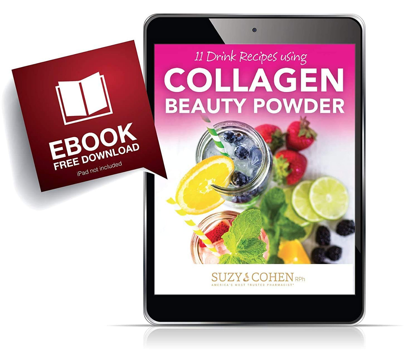 Collagen Beauty Powder™ By Suzy Cohen (3.3 oz) Anti Aging Hydrolyzed Protein Collagen Powder Type I and III for Supple Skin, Shiny Hair & Strong Nails- Unflavored Powder Drink with Verisol- Made in US
