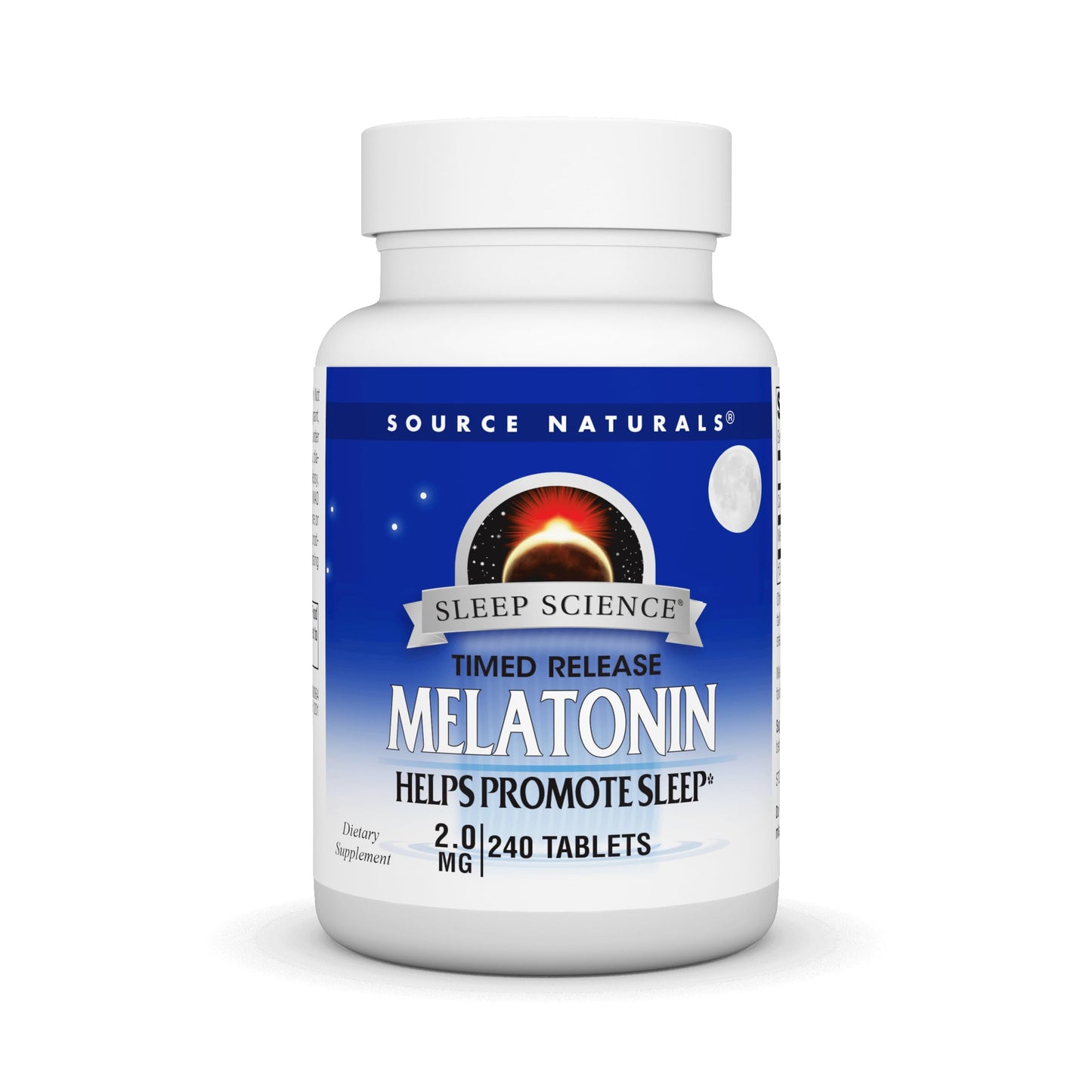 Pre-Order | Arrives in 5–10 Days – Source Naturals Melatonin 2 mg - 240 Time Release Tablets