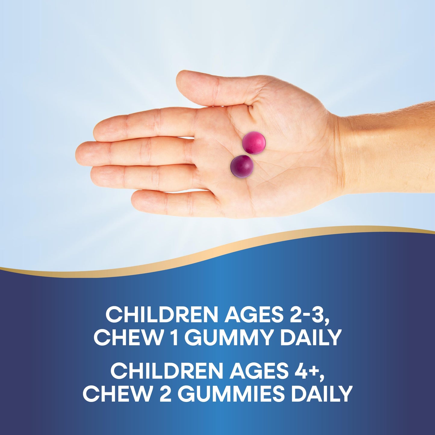 Nature's Way Kids Growing Bones & Muscles Gummies, Supports Healthy Bones & Muscles*, Calcium, Magnesium, Vitamins D3 & K1, Ages 2+, Wildberry Flavored, 60 Gummies (Packaging May Vary)